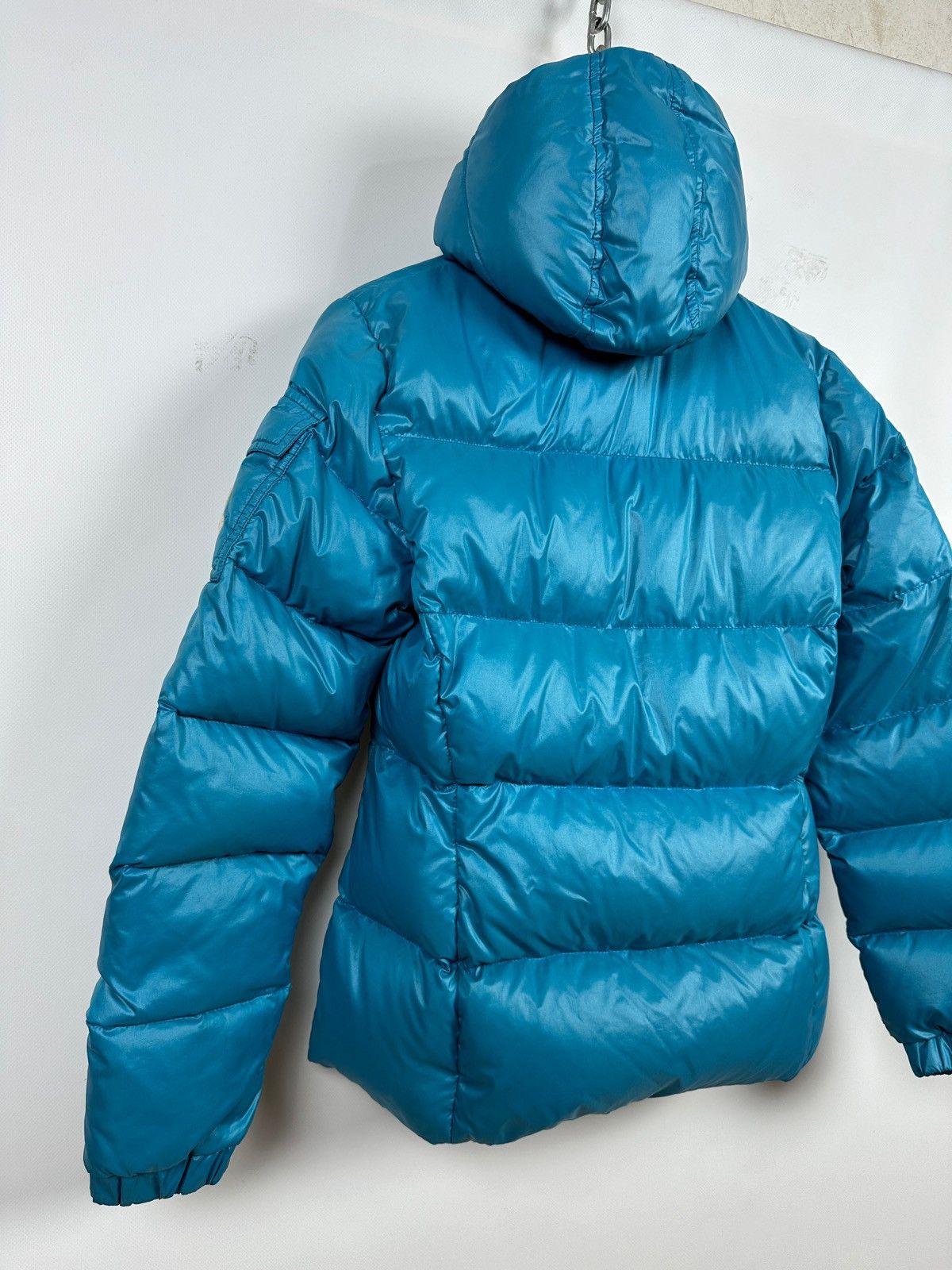 Moncler Moncler Badia Blue Hoodie Down Puffer Jacket Size M / US 6-8 / IT 42-44 - 15 Thumbnail