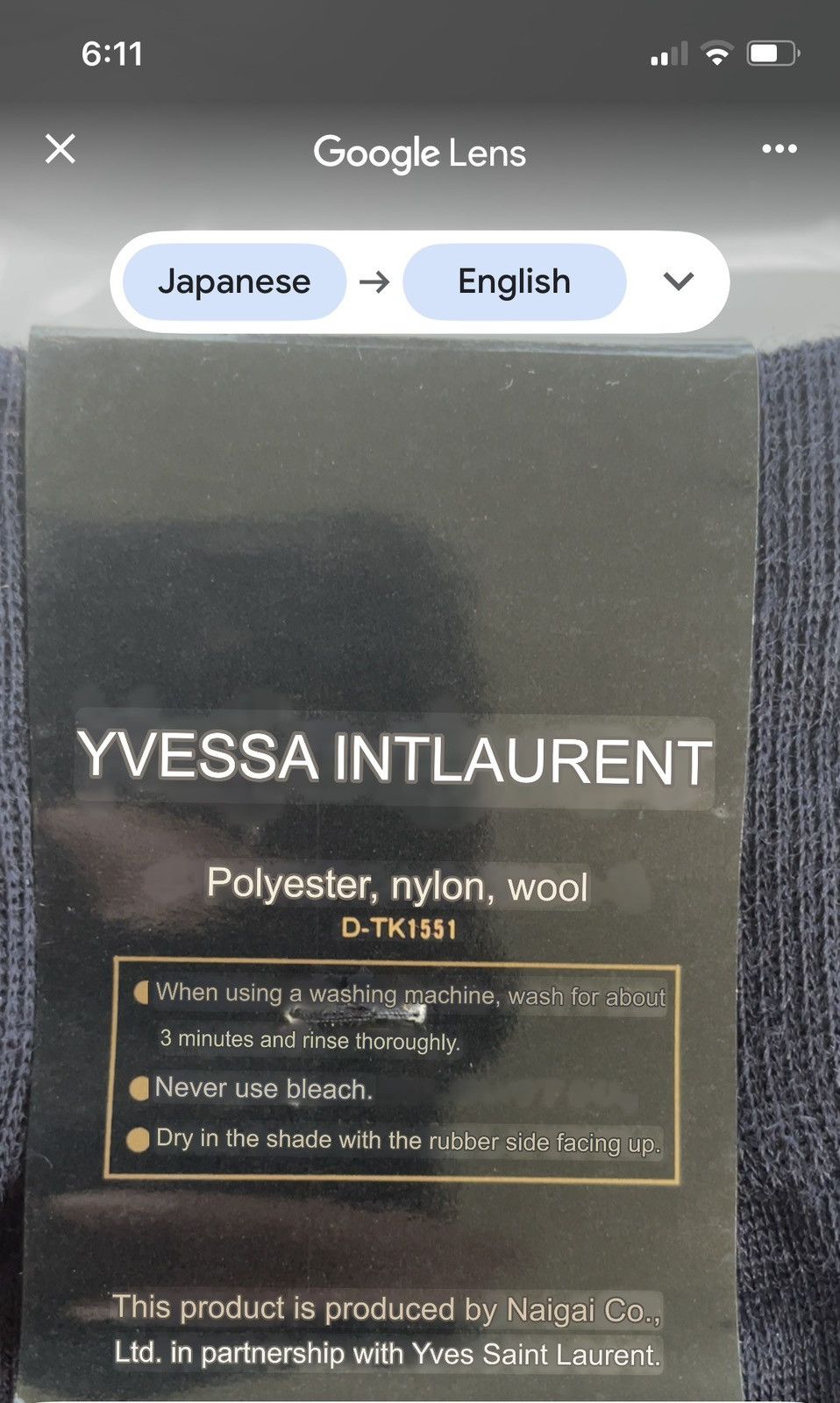 Yves Saint Laurent NWT Lot Of 4 YSL YVES SANT LAURENT Socks Size ONE SIZE - 5 Thumbnail