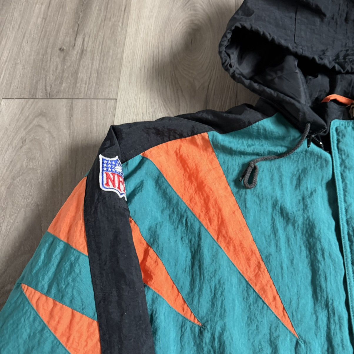 NFL VINTAGE 90s MIAMI DOLPHINS APEX JACKET Size US M / EU 48-50 / 2 - 4 Thumbnail