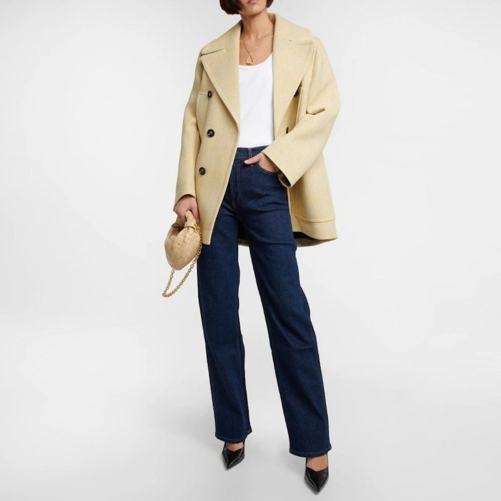 RE/DONE NWT New $307 Re/Done 90s High-Rise Straight RIGID LIKE Jean Size 29" - 1 Thumbnail