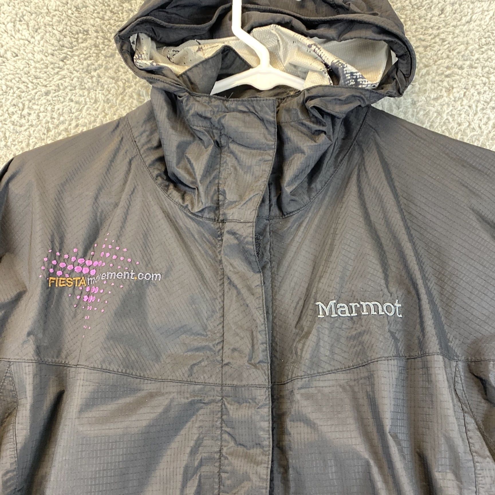Marmot MARMOT Windbreaker Jacket Women’s Small Black Windstopper Lightweight Size S / US 4 / IT 40 - 2 Thumbnail