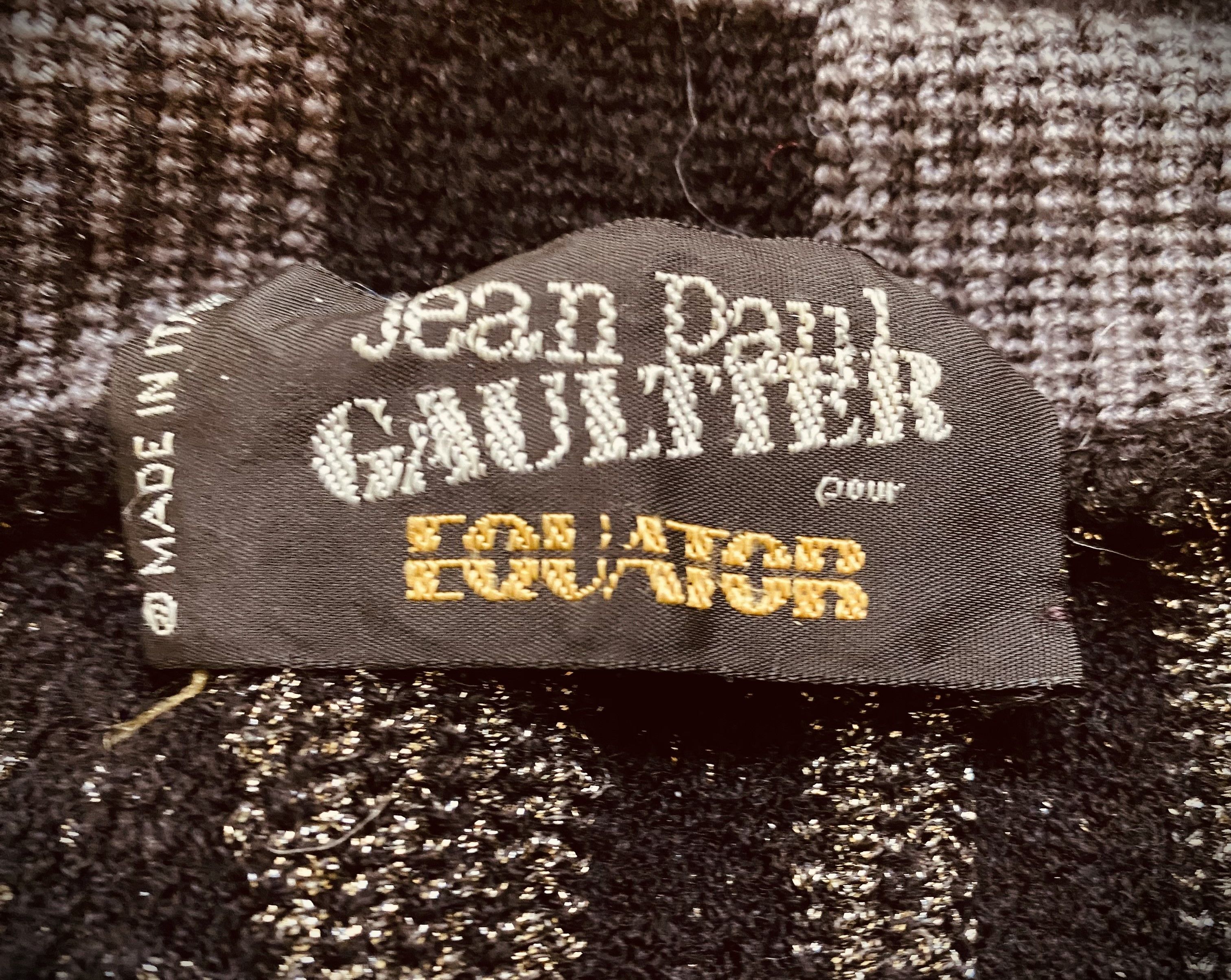 Jean Paul Gaultier Jean Paul Gaultier Equator F/W 1986 Russian Lurex Sweater Size US L / EU 52-54 / 3 - 14 Thumbnail
