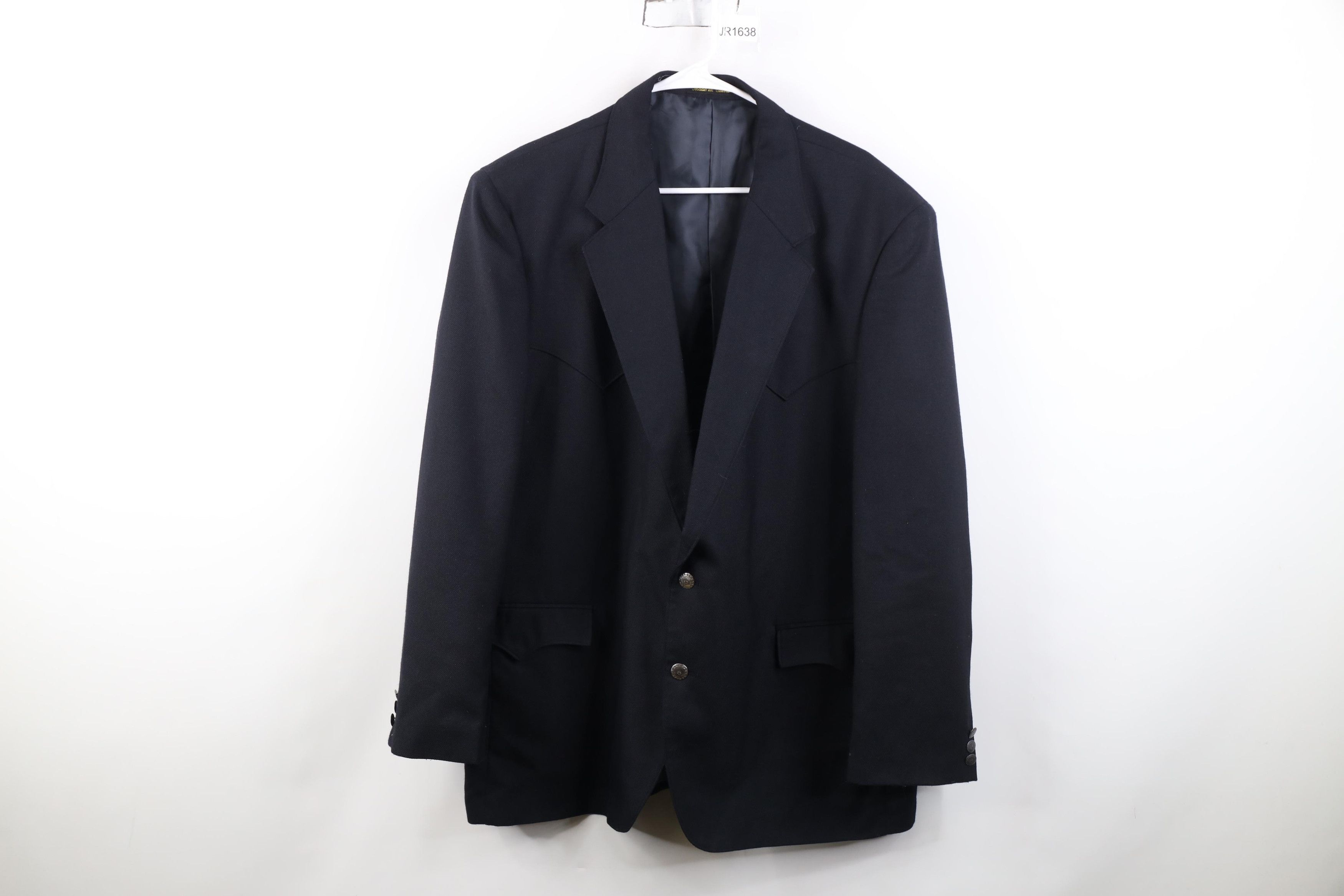 Vintage Vintage 90s Rockabilly Western Cowboy Blazer Suit Jacket Size US XXL / EU 58 / 5 - 1 Thumbnail