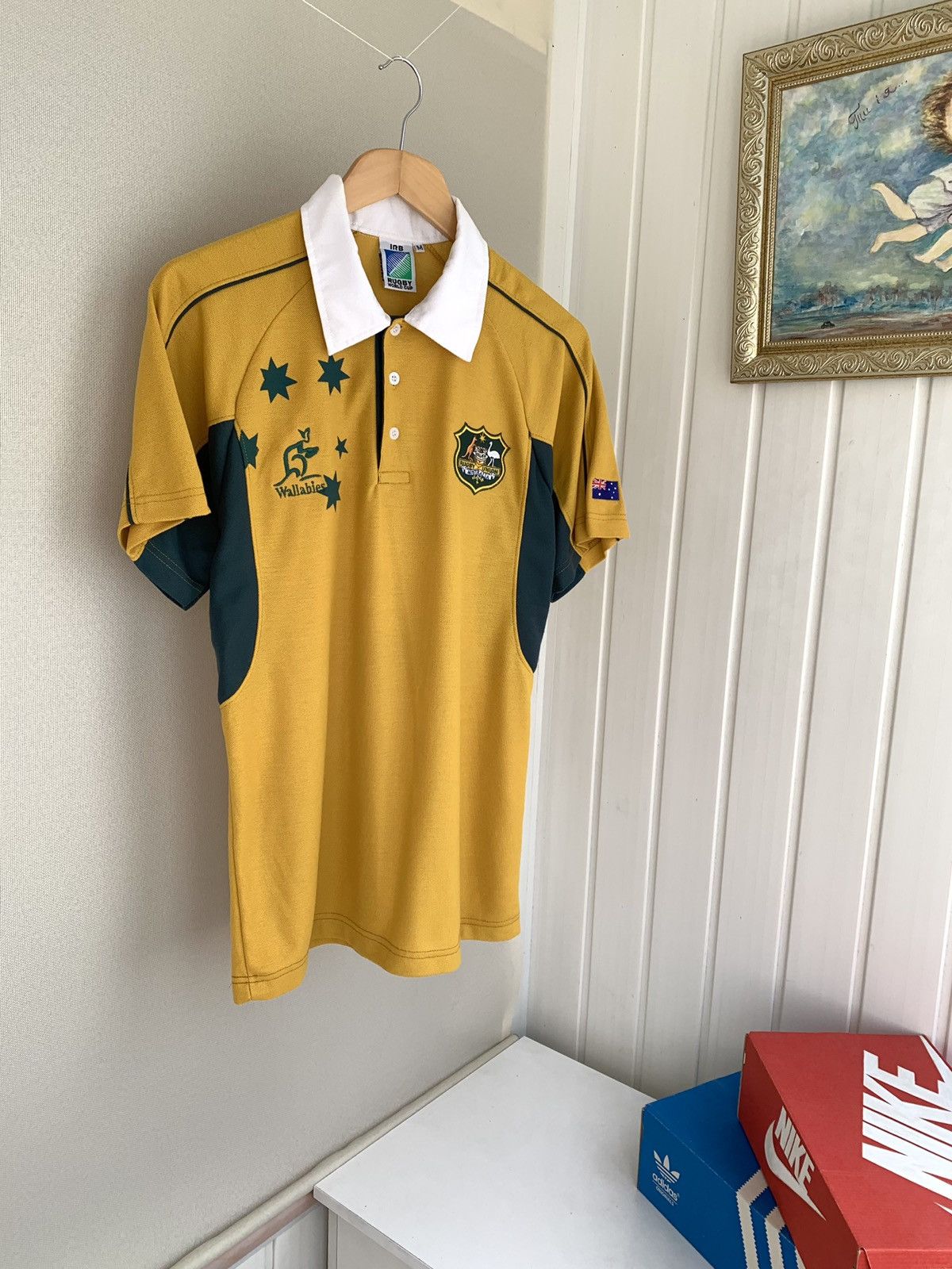 Vintage Australia Rugby World Cup Wallabies Vintage Jersey Size M Size US M / EU 48-50 / 2 - 1 Thumbnail