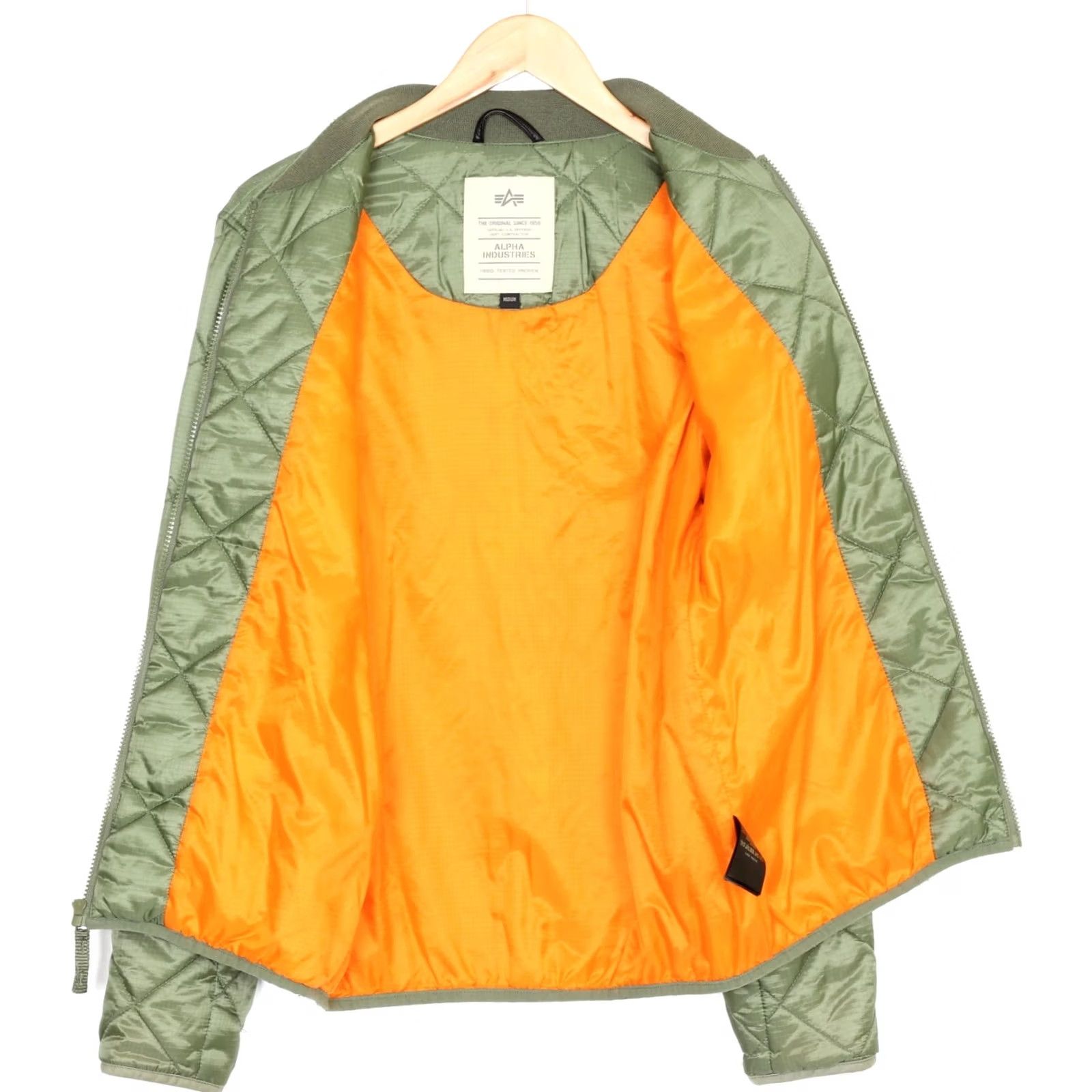 Alpha Industries ALPHA INDUSTRIES Bomber Jacket Men Size M Quilted Padded Pac MJ2621 Size US M / EU 48-50 / 2 - 4 Thumbnail