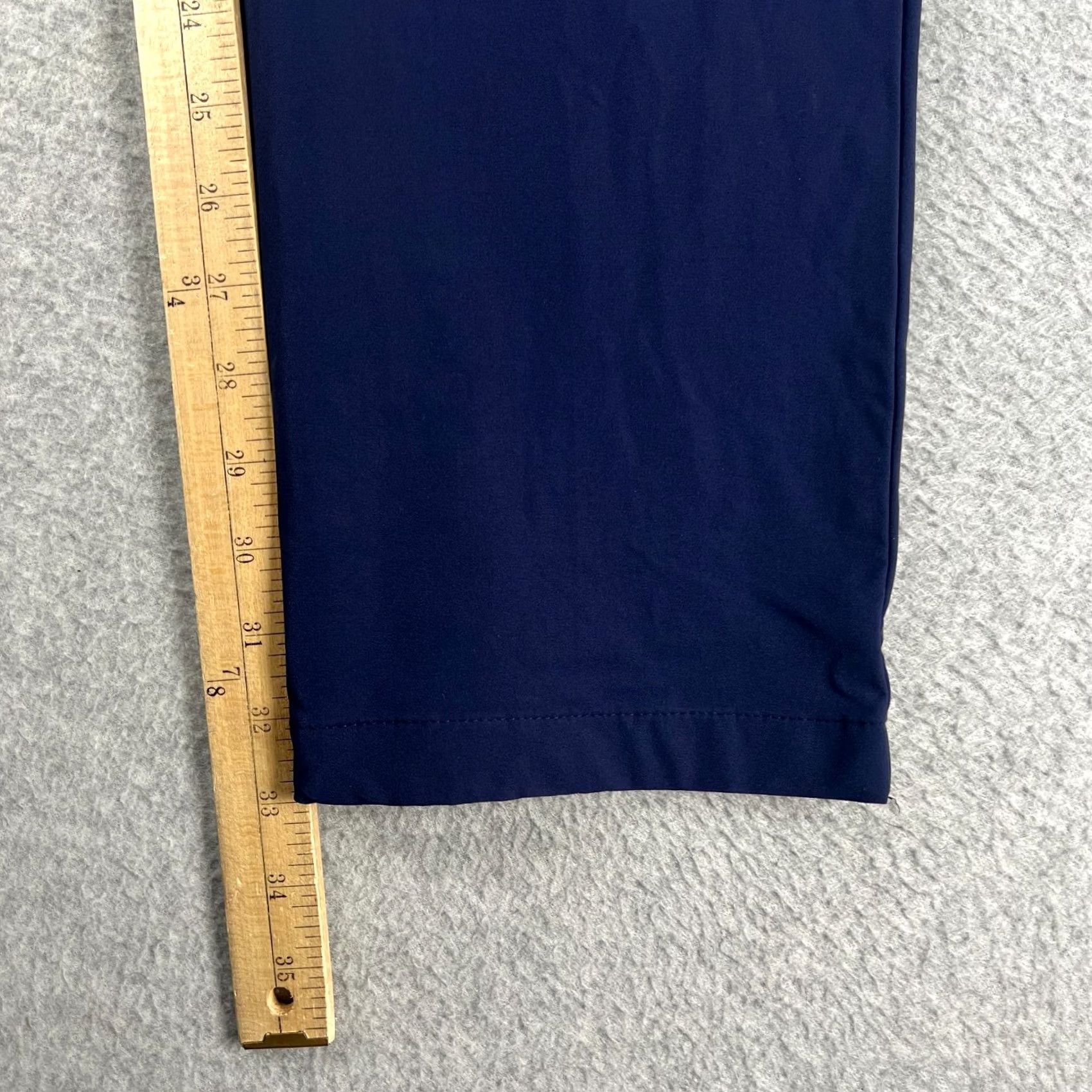 KJUS KJUS Ike 3xDry Pants Slim Fit Stretch Performance Mens 36x33 Blue Golf Size US 36 / EU 52 - 7 Thumbnail