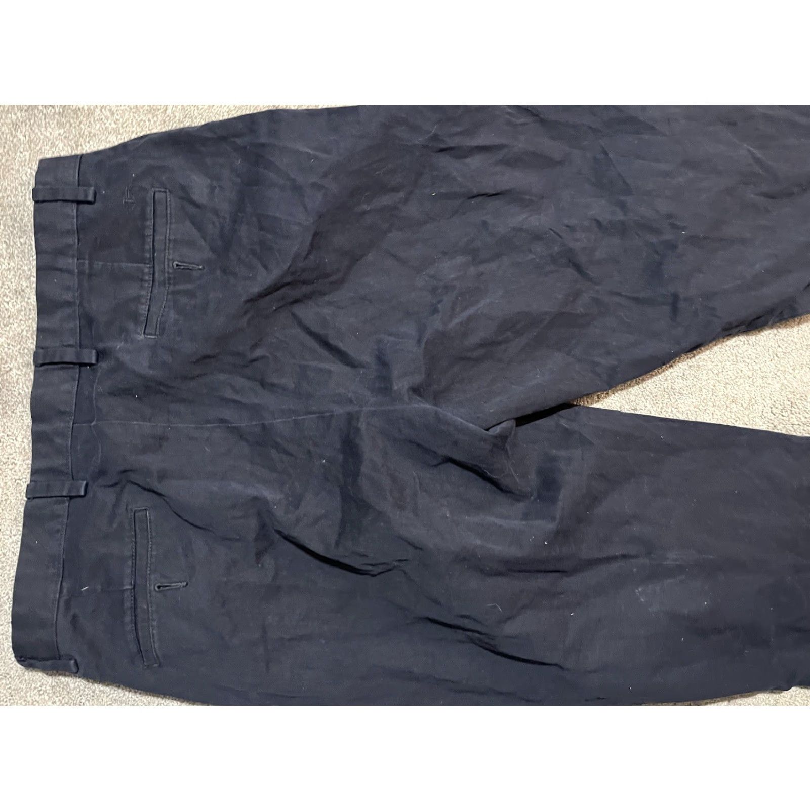 Dockers VINTAGE Dockers Men Pants Adult 36x34 Blue Casual Knit Cotton Straight Leg Size US 36 / EU 52 - 4 Thumbnail