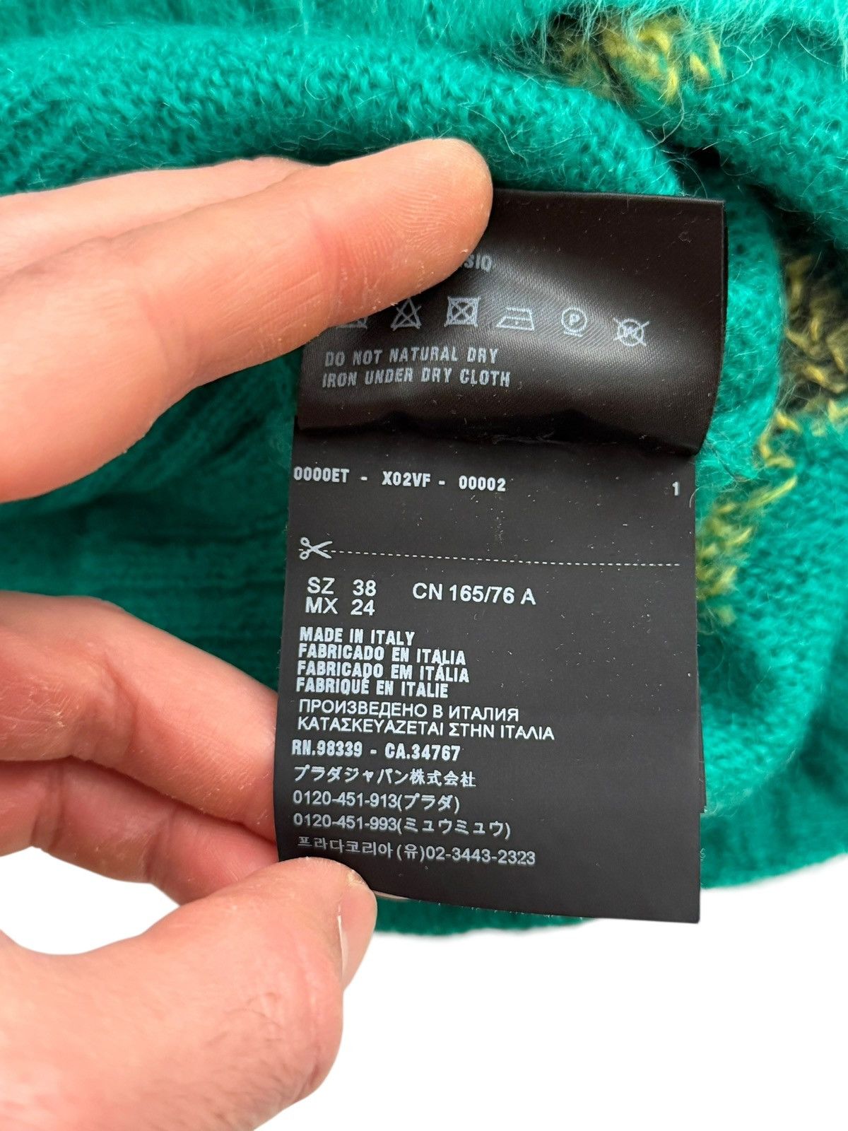 Prada RARE 2018 Mohair Flame Sweater Size US S / EU 44-46 / 1 - 8 Thumbnail
