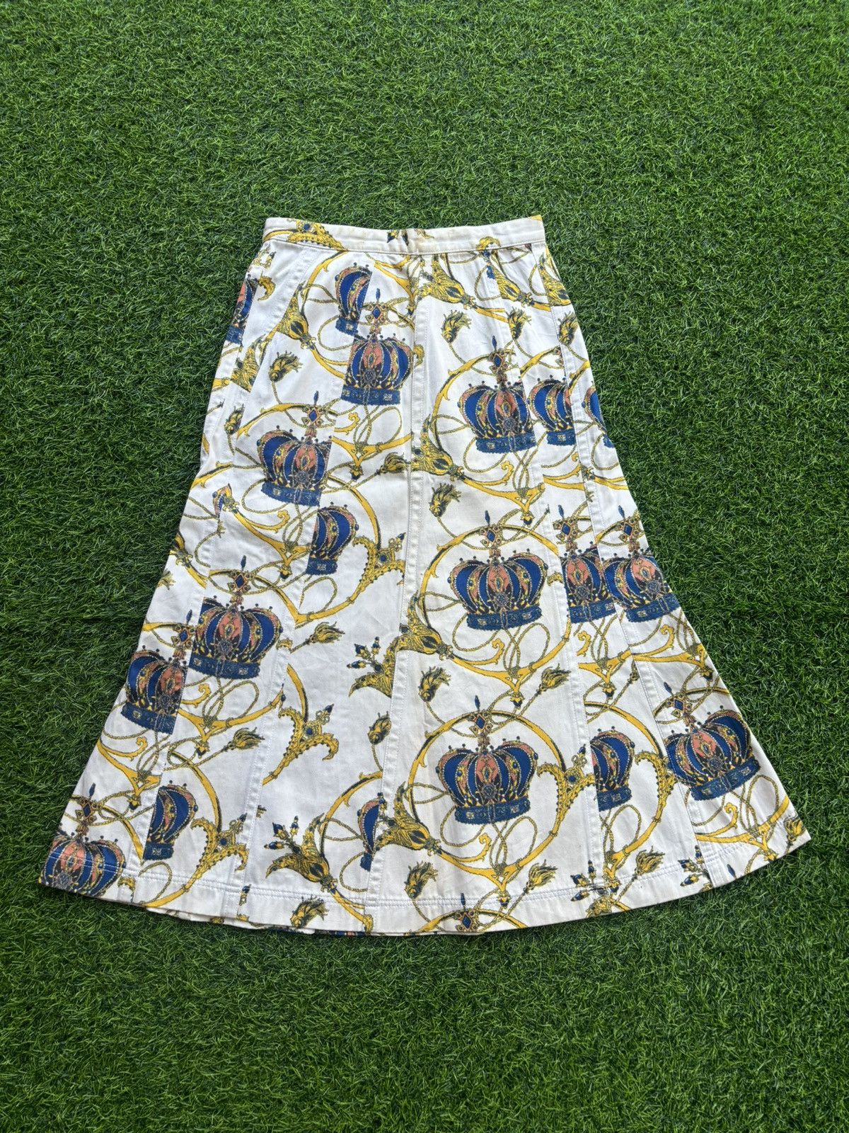 Comme des Garcons Tricot Comme des Garcons Women's Full Print Skirt Size 26" / US 2 / IT 38 - 4 Thumbnail