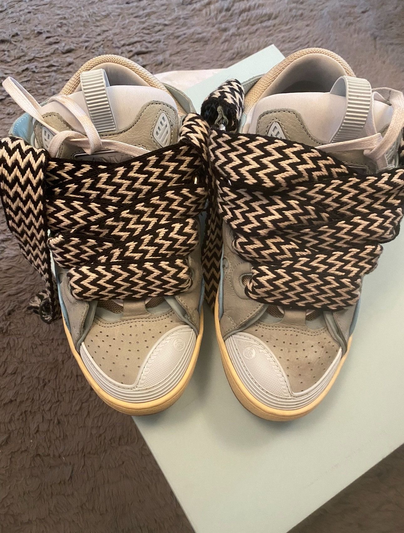 Lanvin Curb lace-up sneakers Size US 8 / IT 38 - 1 Thumbnail