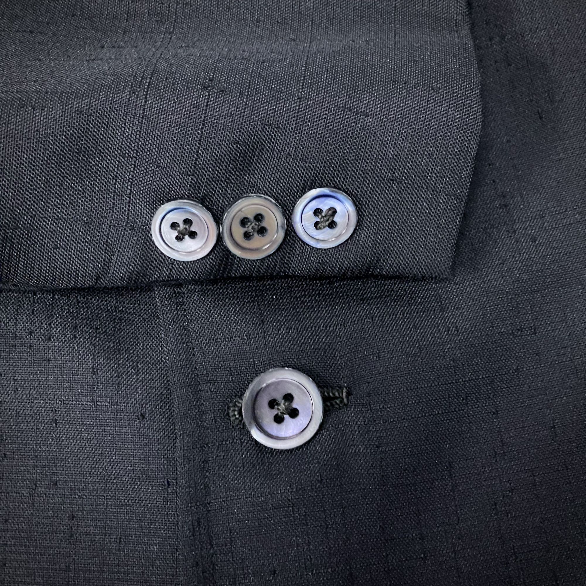 Other Vtg Gino Navy Blue Sport Coat ATOMIC FLECK Mod Disco Jacket Size 42R - 7 Thumbnail