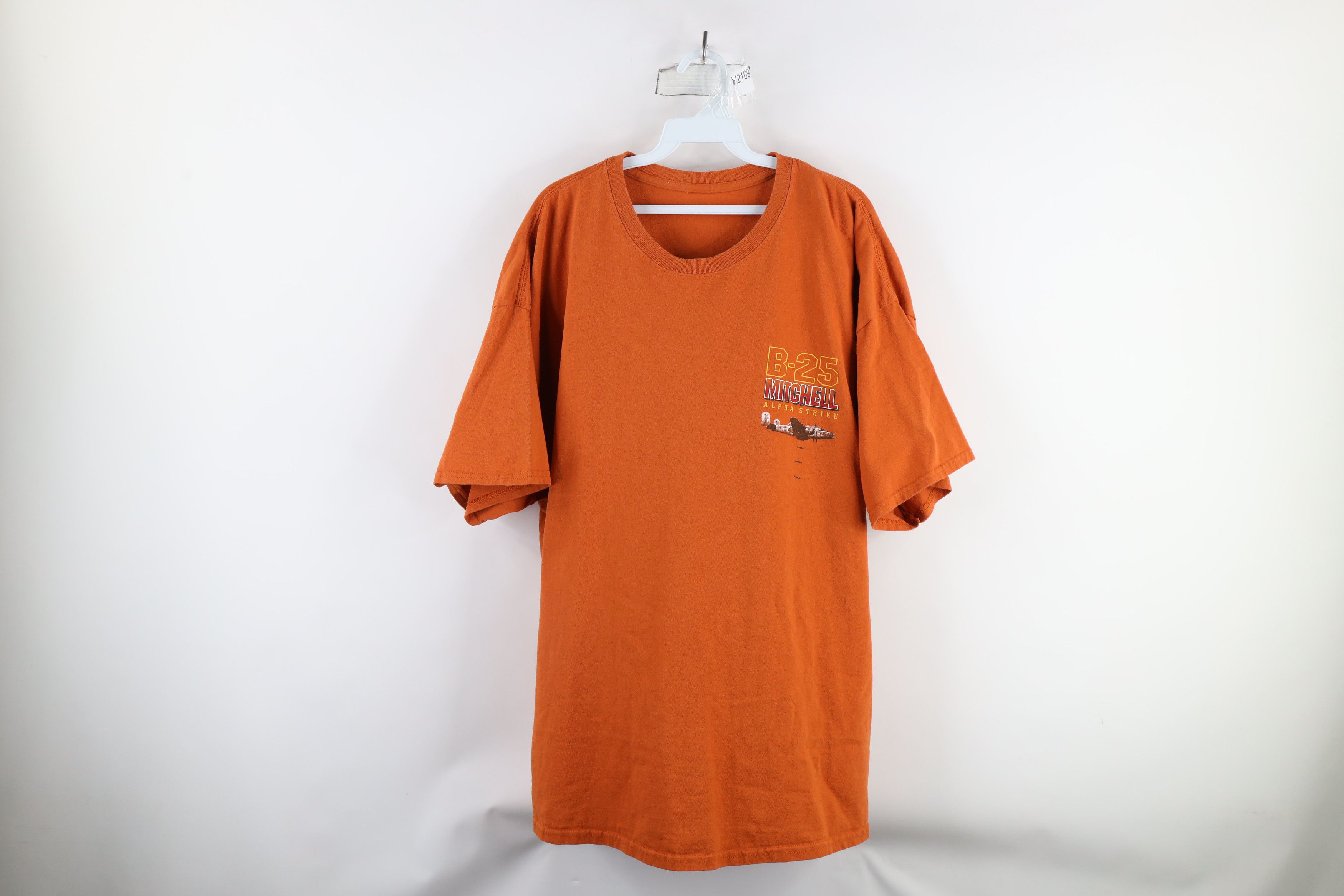 Vintage Vintage 90s B-25 Mitchell Alpha Strike Military Jet T-Shirt Size US XXL / EU 58 / 5 - 1 Thumbnail