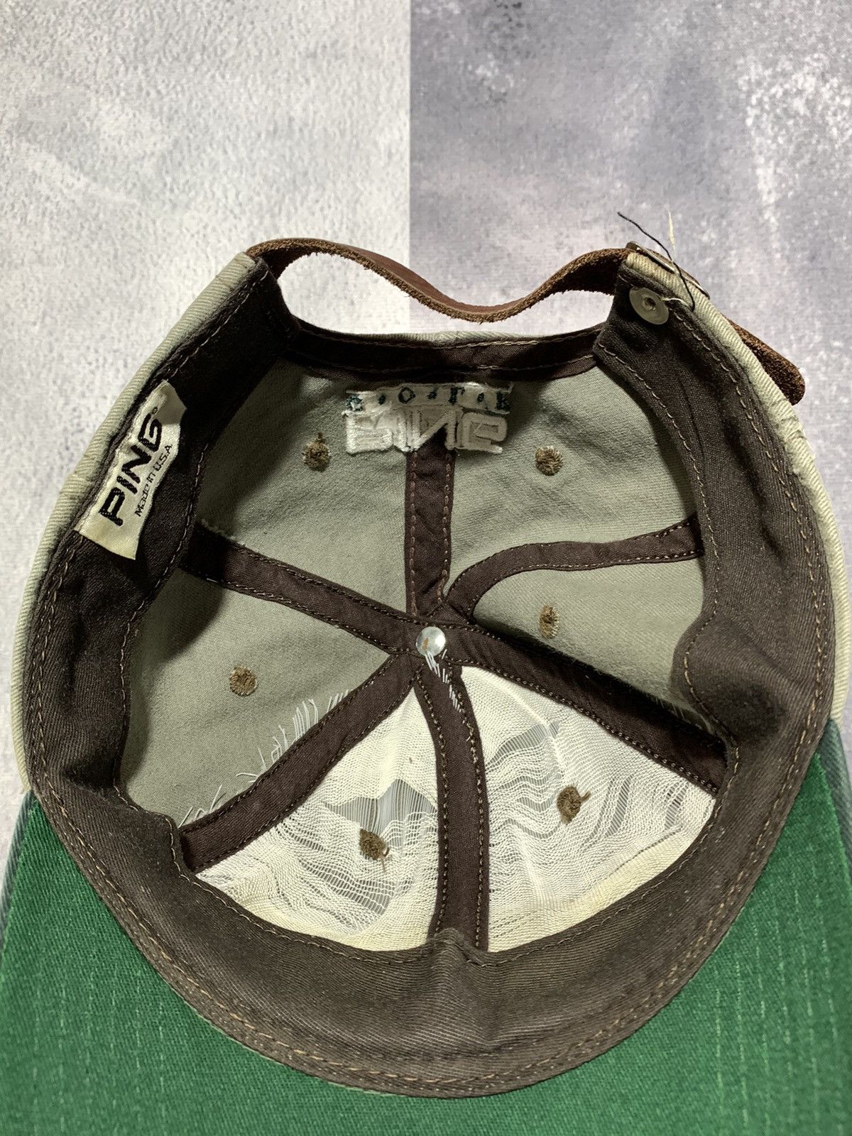 PING × Vintage Vintage Ping cap streetwear big logo style Size ONE SIZE - 4 Thumbnail