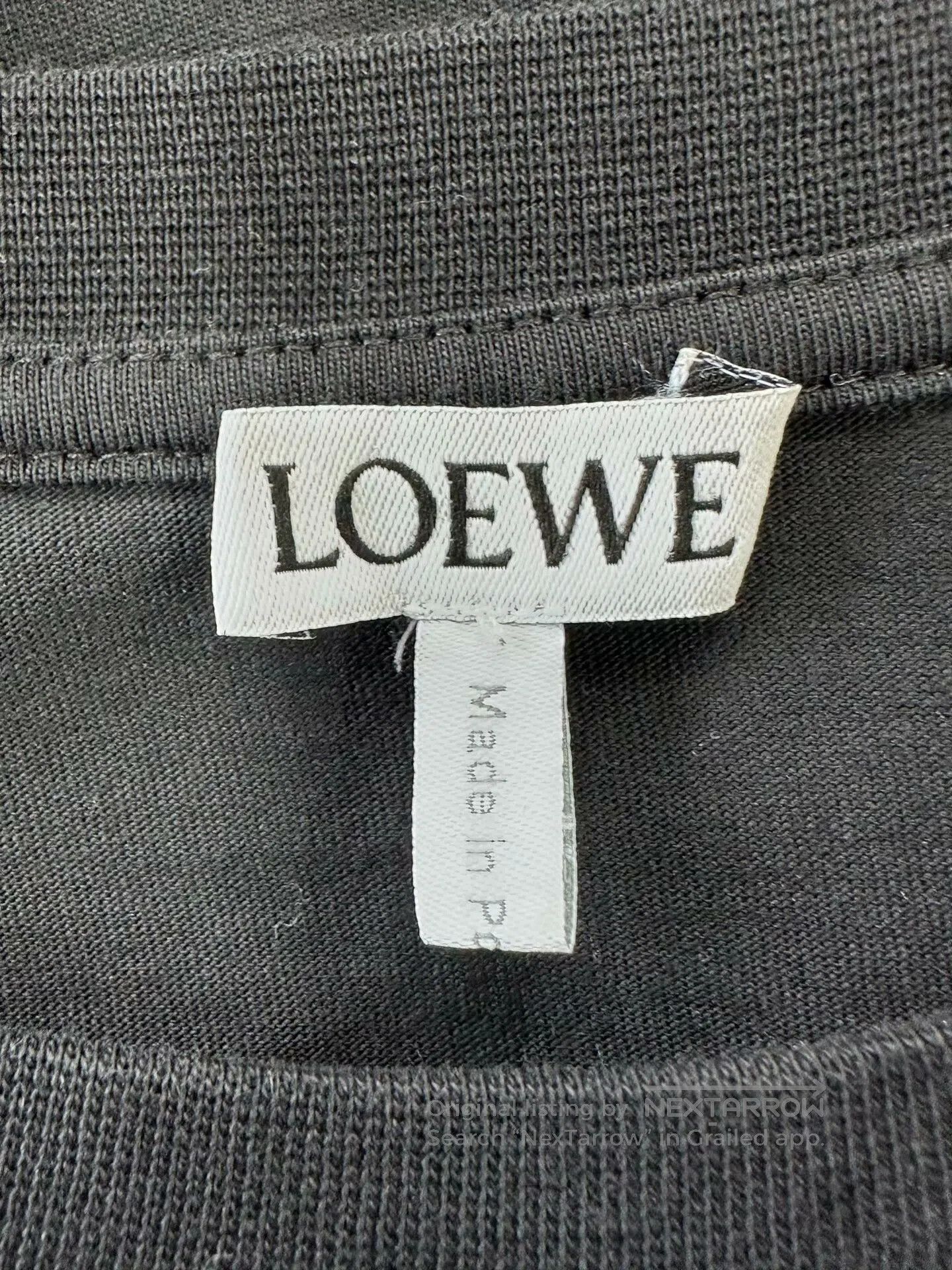 Loewe Loewe Black Embroidery Letter Logo Short Sleeve| Size US XS / EU 42 / 0 - 3 Thumbnail