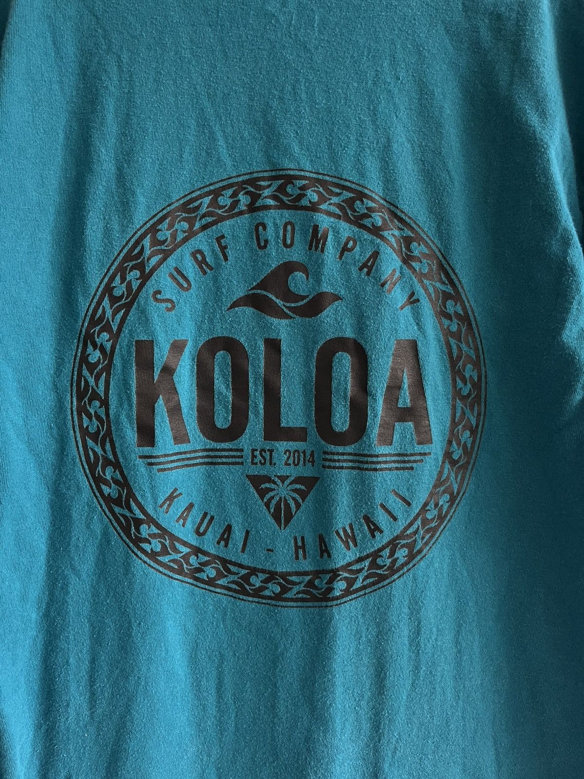 Stussy Koloa Surf Teal 100% Cotton Tee Size US M / EU 48-50 / 2 - 6 Thumbnail