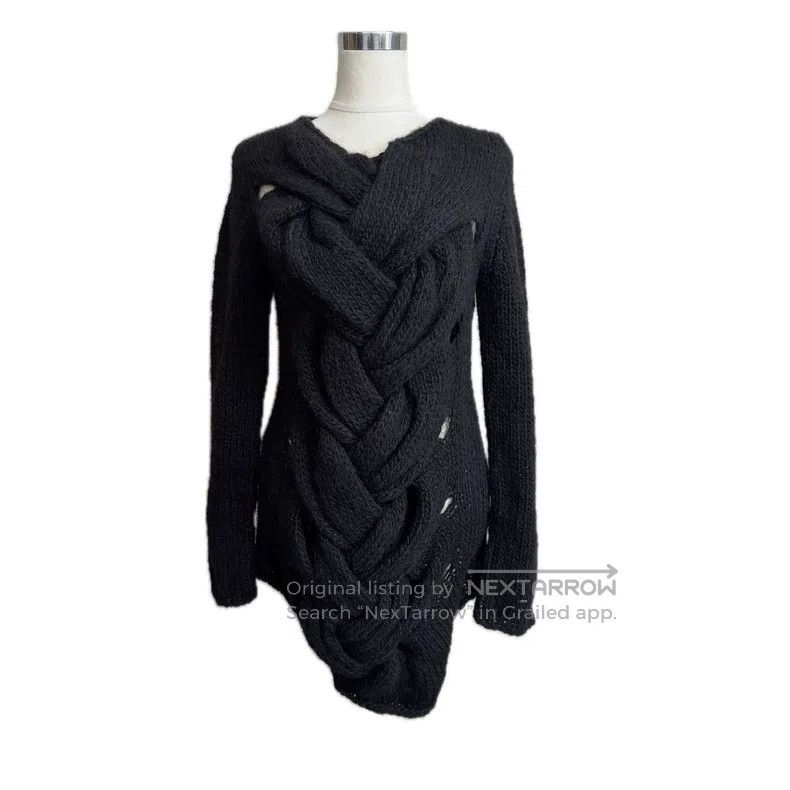 Comme des Garcons Comme Des Garcons Herringbone Knit Sweater Size S / US 4 / IT 40 - 1 Thumbnail