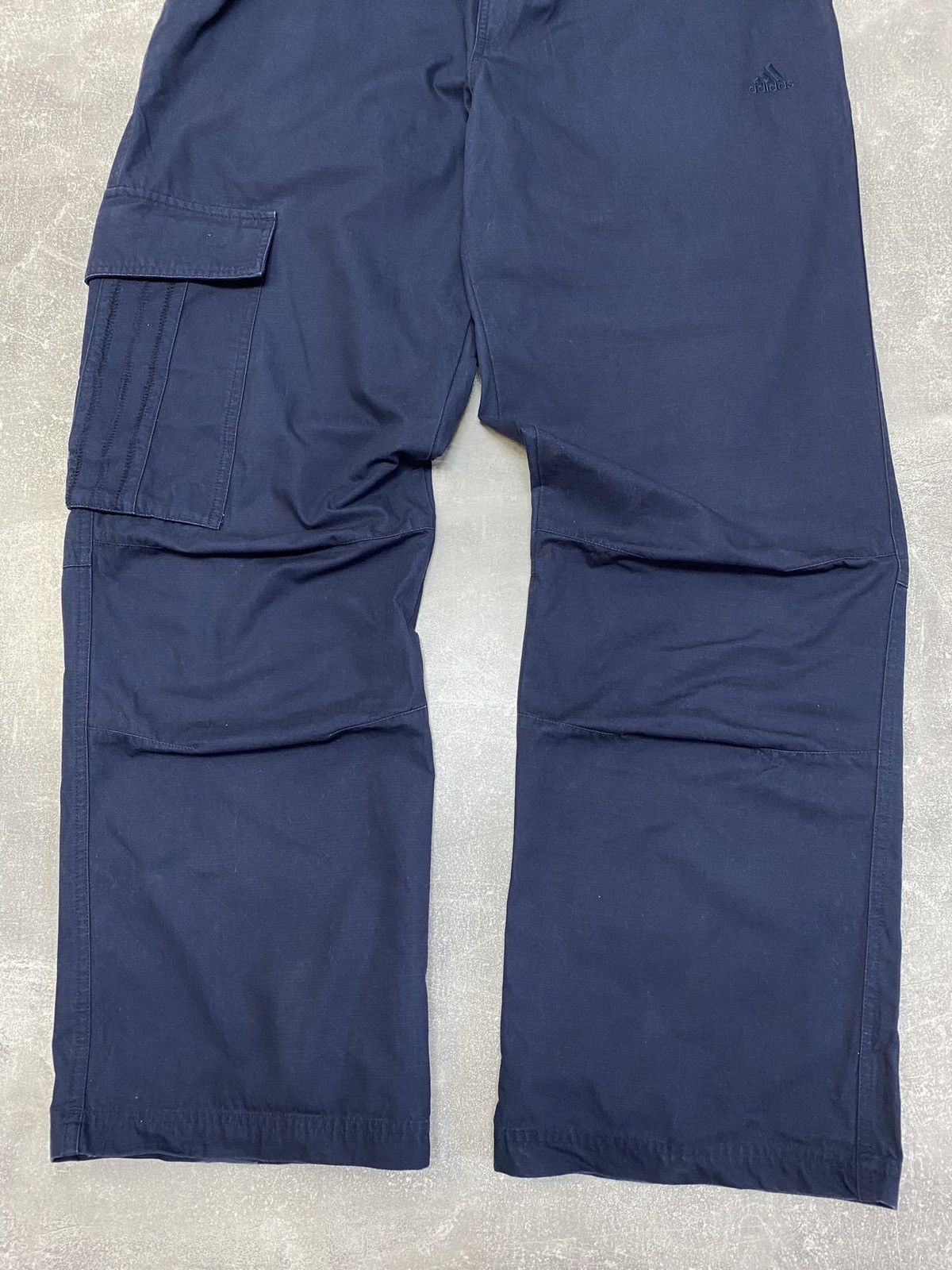 Adidas × Vintage Vintage y2k Adidas Baggy Blue Outdoor Track Pants Size US 32 / EU 48 - 5 Thumbnail