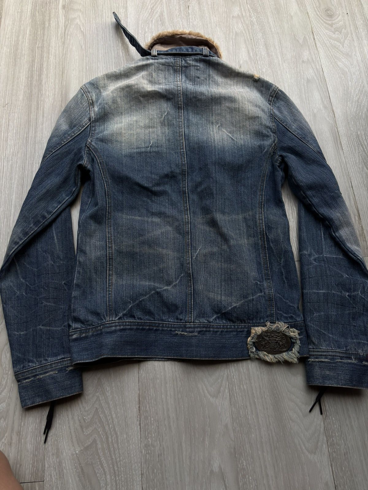 Hysteric Glamour CASVA phyton lace-up denim jacket Size US S / EU 44-46 / 1 - 6 Thumbnail