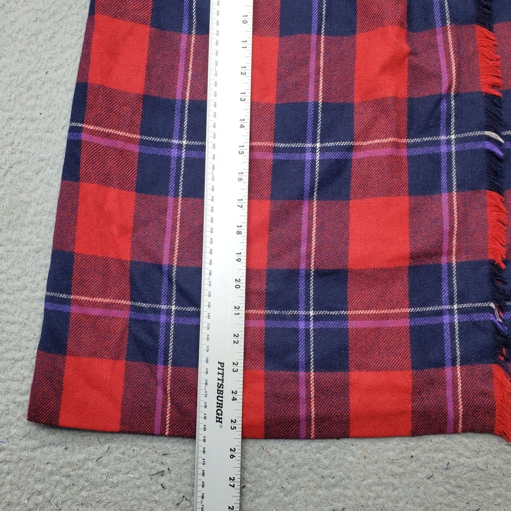 Vintage Haberdashery Collection Skirt Women Size 10P Womens Short Plaid Pleated Lined Made USA Size 32" / US 10 / IT 46 - 3 Thumbnail