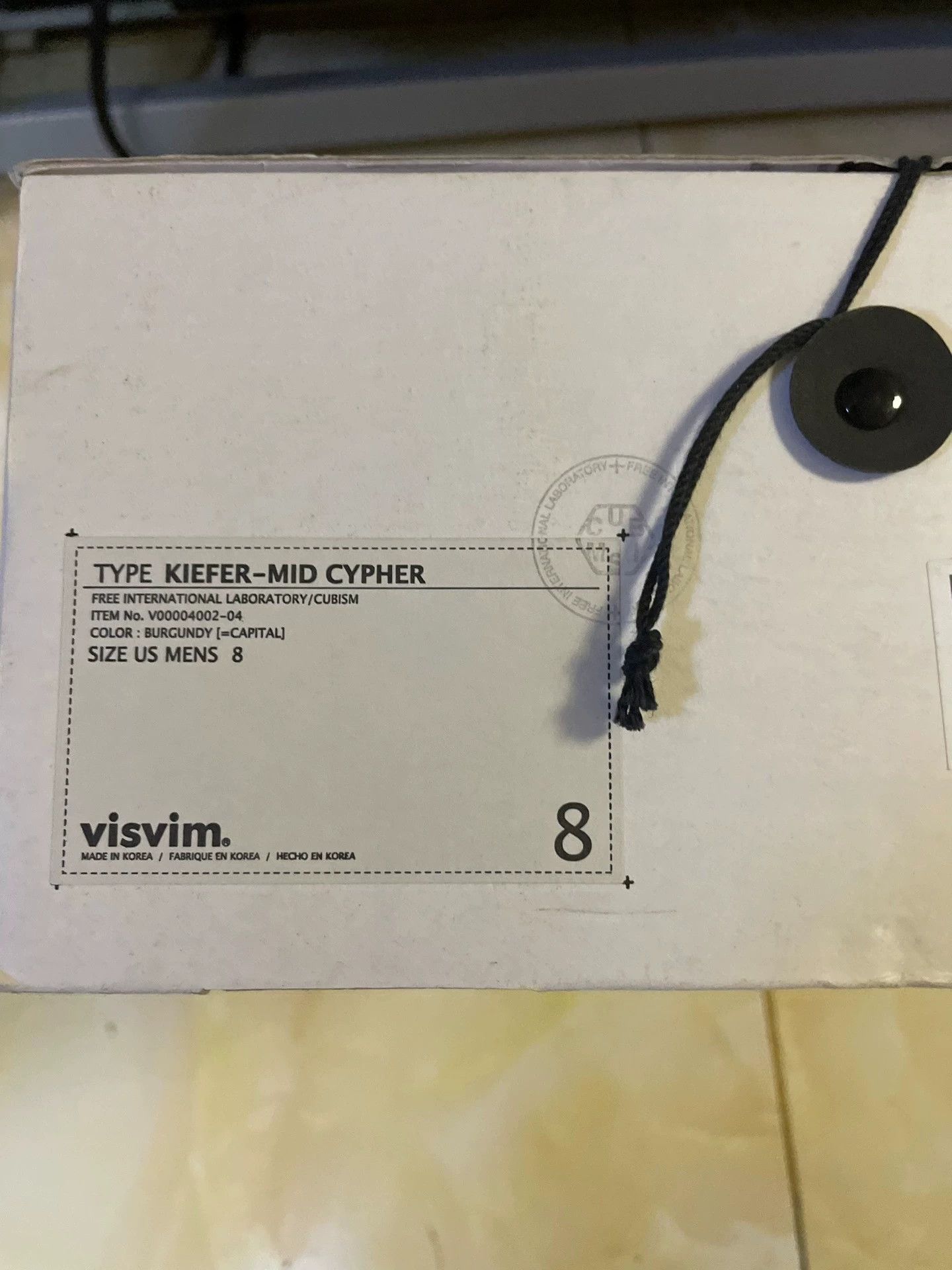 Visvim VISVIM KIEFER MID CYPHER Wine Red US8(Early VV Model) Size US 8 / EU 41 - 9 Thumbnail