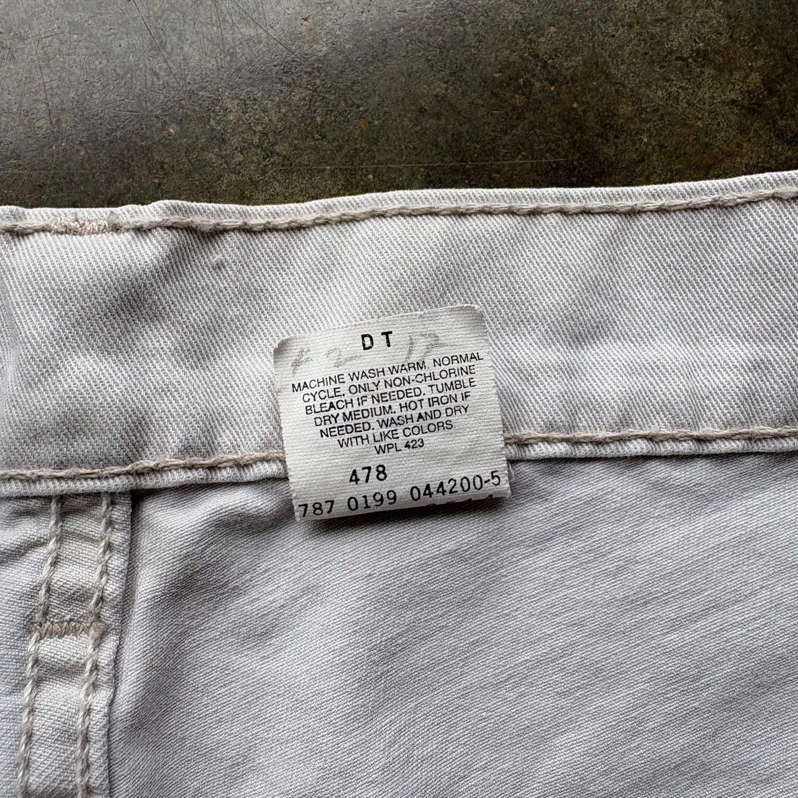 Levi's Rare Vintage 90s Baggy Levis L2 Khaki Cargo Pants Size US 36 / EU 52 - 4 Thumbnail