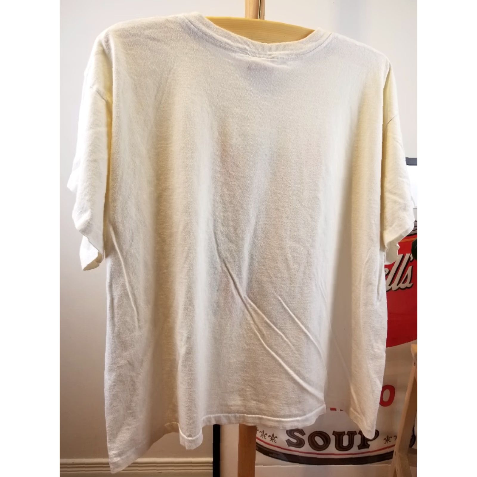 Vintage VINTAGE WANER BROS TAZ T-SHIRT SZ LARGE MADE IN USA T-Shirt Men White 1993 Retro USA Single Stitch Short Sleeve Round Neck MENS Size US L / EU 52-54 / 3 - 7 Thumbnail