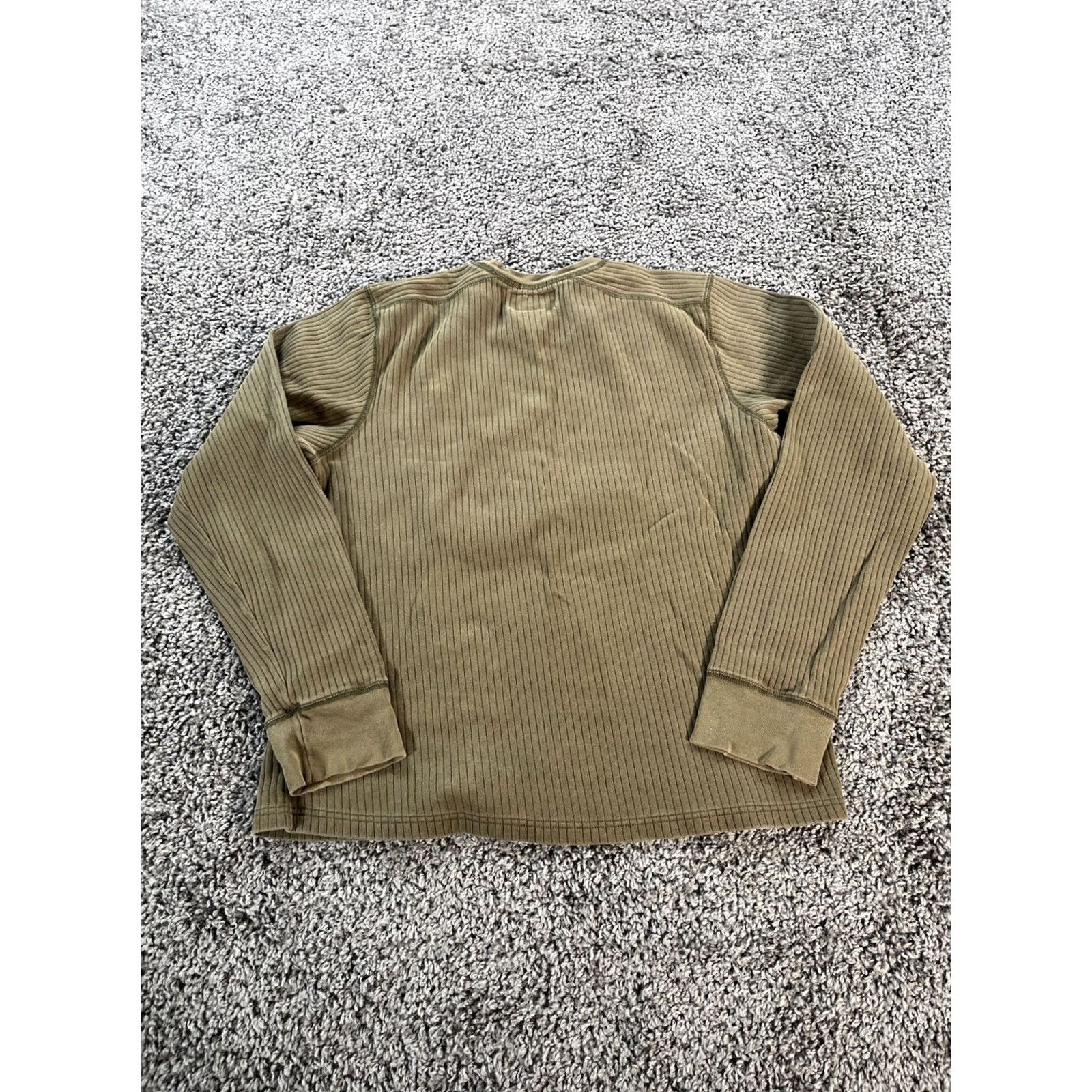 Abercrombie & Fitch Abercrombie & Fitch Shirt Mens L Green Crew Neck Long Sleeve Logo Solid Patch Vintage No Size US L / EU 52-54 / 3 - 5 Thumbnail