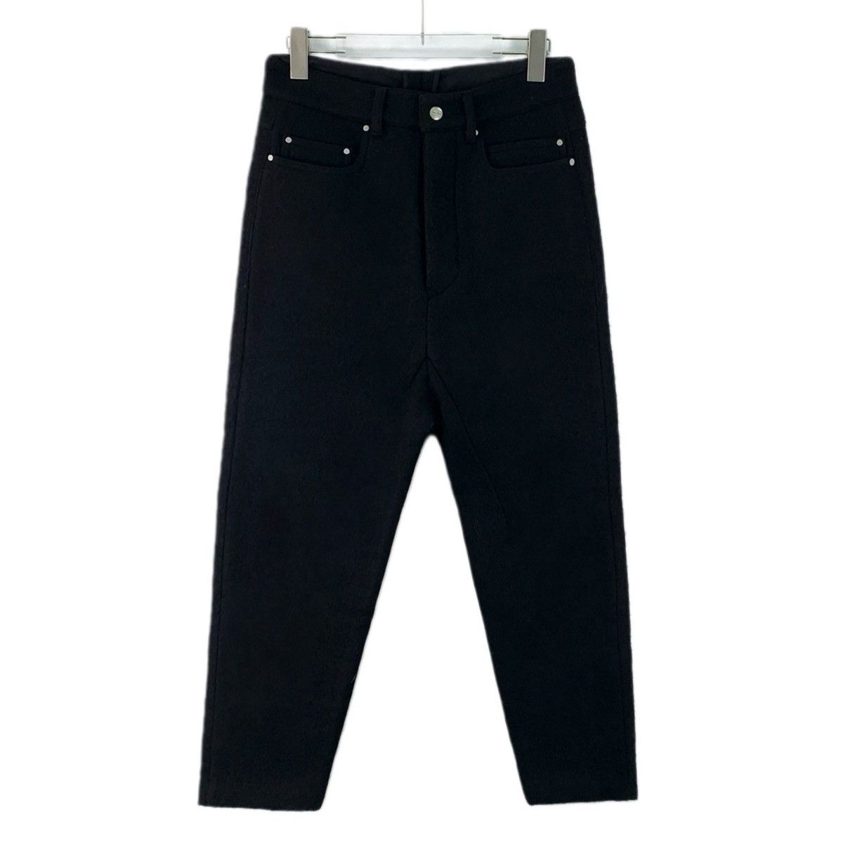 Rick Owens Rick Owens Black Wool Casual Pants K26WX Size 28" / US 6 / IT 42 - 1 Thumbnail