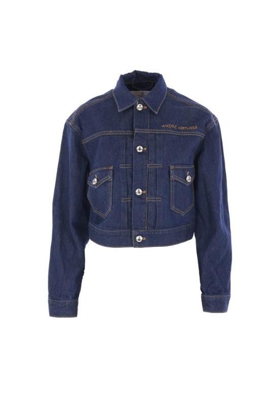 ジャケット VIVIENNE WESTWOOD Women Jackets 19010018 W0162 K406 Blue Vivienne Westwood VIVIENNE WESTWOOD Women Jackets