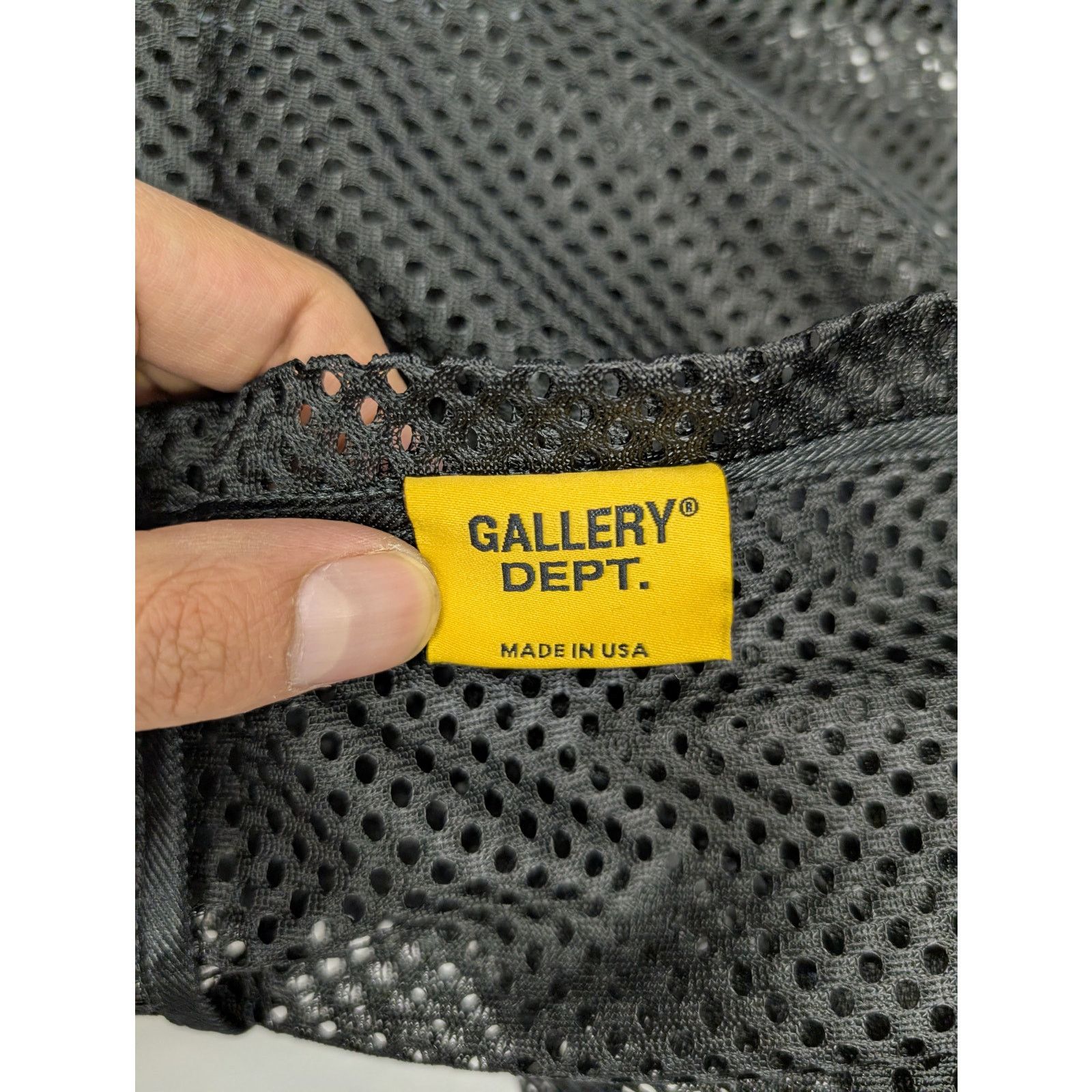 Gallery Dept. o1rshd1 Property of Gallery Dept Mesh Shirt in Black Size US XL / EU 56 / 4 - 15 Thumbnail