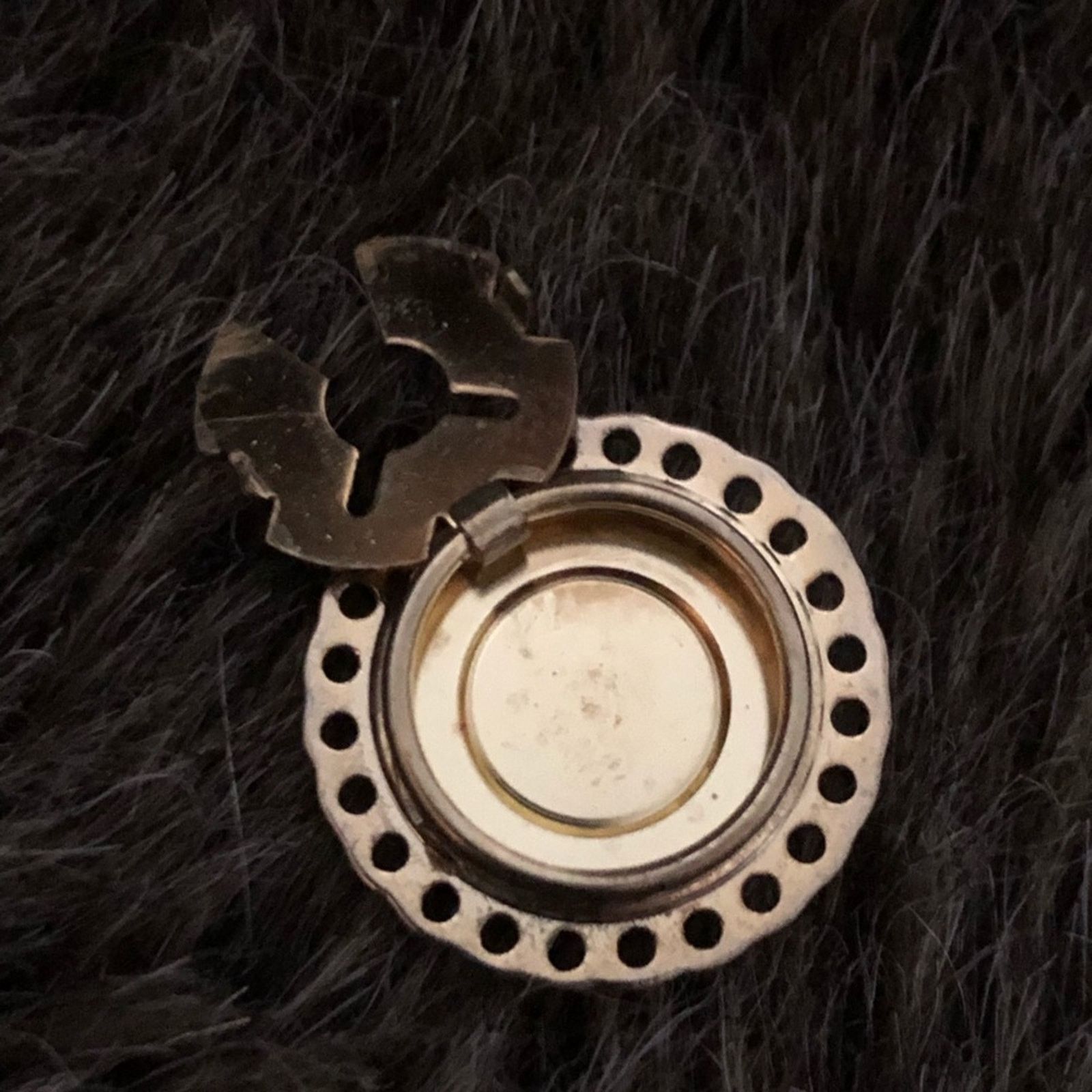 Vintage Vintage faux pearl gold plated metal button cover Size ONE SIZE - 3 Thumbnail