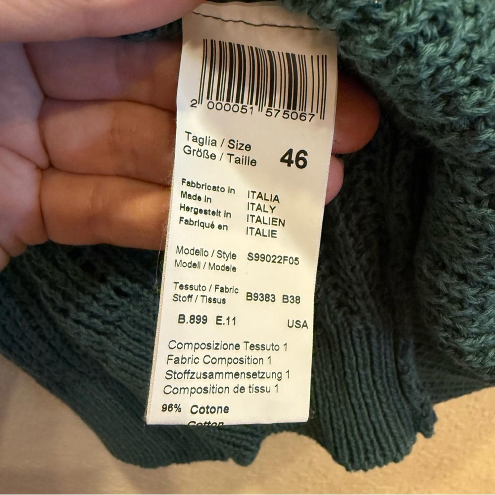 Peserico Peserico Italy Women’s Knit Cocoon Cardigan Sz L/XL Size L / US 10 / IT 46 - 6 Thumbnail