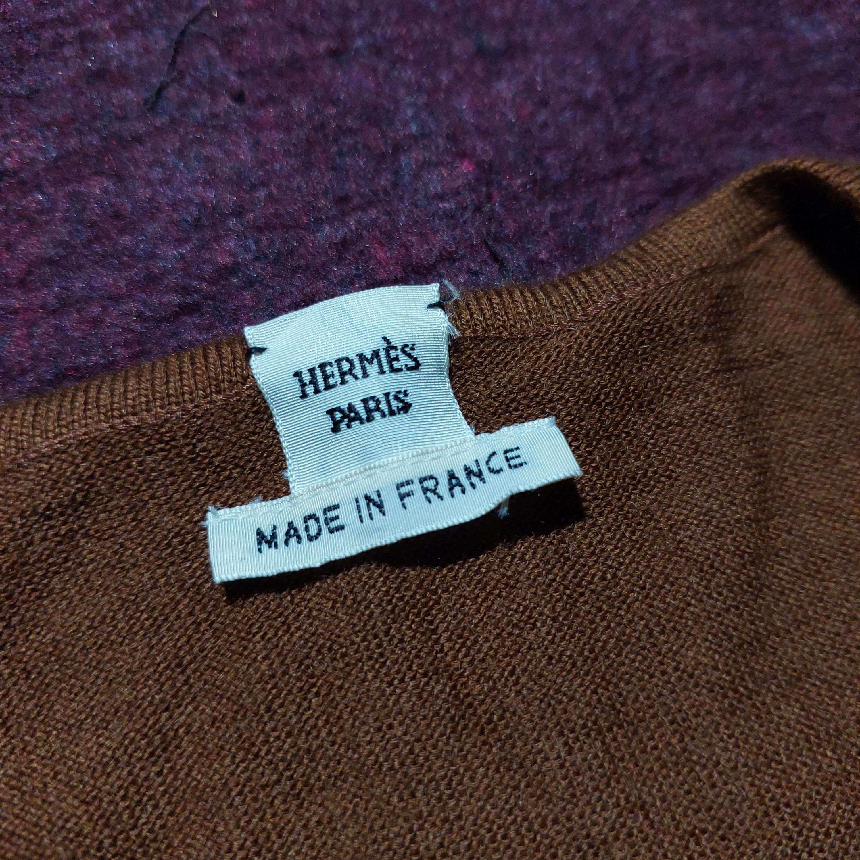Hermes Hermes by Maison Margiela chain iron button cashmere cardi Size S / US 4 / IT 40 - 8 Thumbnail