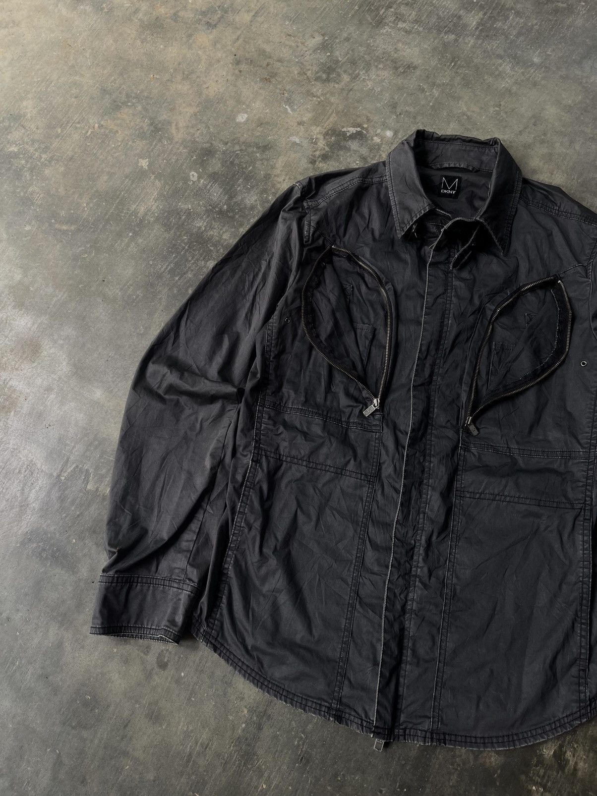 Japanese Brand Vtg DKNY Militery Jacket Size US XL / EU 56 / 4 - 2 Thumbnail