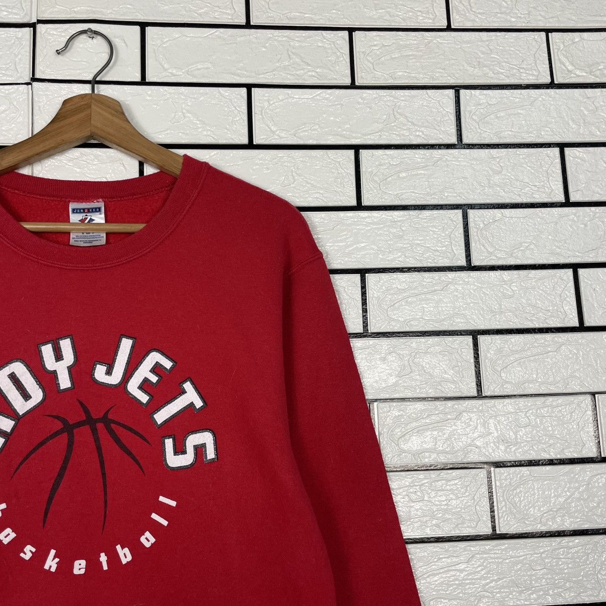 Jerzees Vintage Lady Jets Crewneck Red Sweatshirt Size US S / EU 44-46 / 1 - 5 Thumbnail