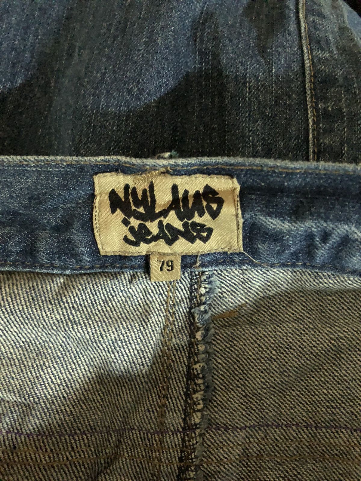 If Six Was Nine × Japanese Brand × Le Grande Bleu (L.G.B.) Nylaus Double Waist Punk Bondage pants Size US 31 - 3 Thumbnail