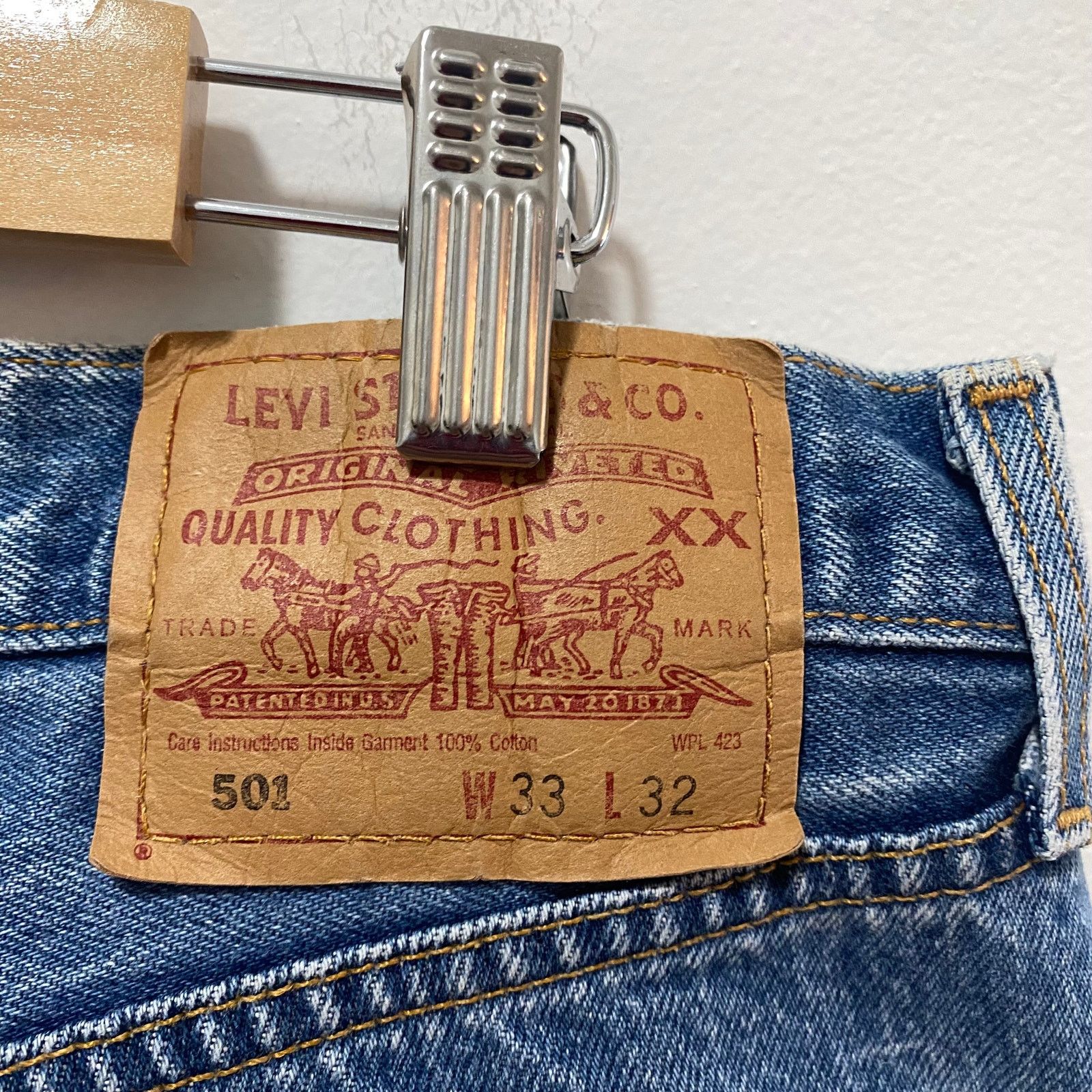 Levi's × Vintage Vintage Levi's 501 Button Fly Denim Jeans Size US 33 - 6 Thumbnail