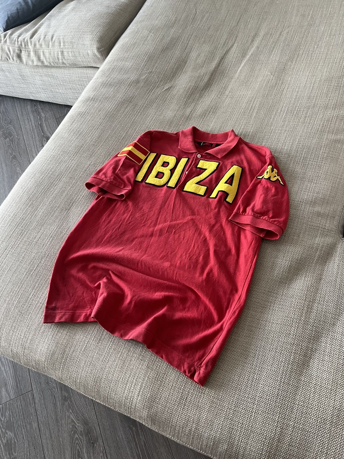 Kappa × Vintage Vintage 💥 Kappa Ibiza Polo T-Shirt Spain style Ralph Size US M / EU 48-50 / 2 - 2 Thumbnail