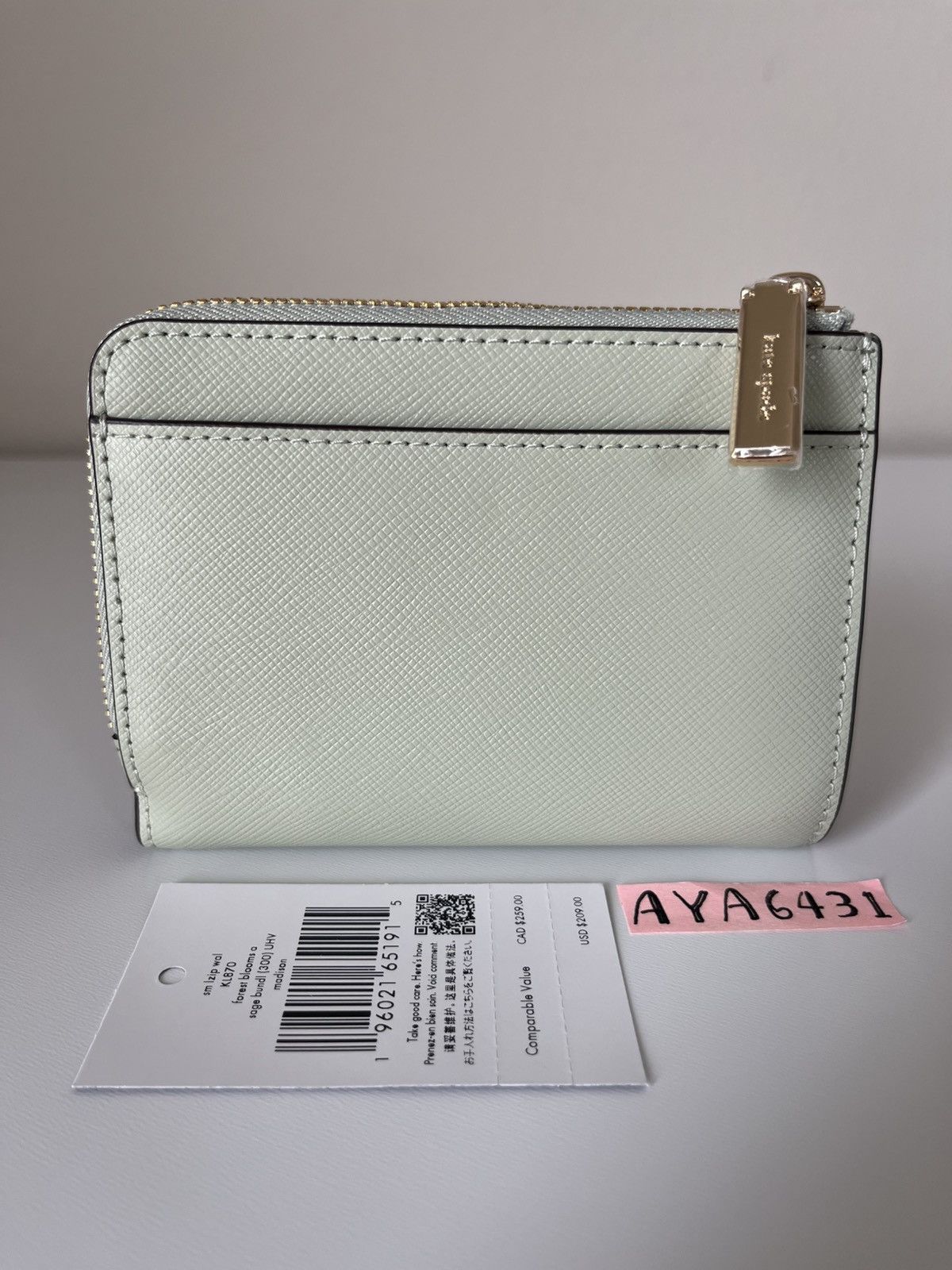 Kate Spade Kate Spade Madison Floral Applique Small L-Zip Wallet Size ONE SIZE - 2 Thumbnail