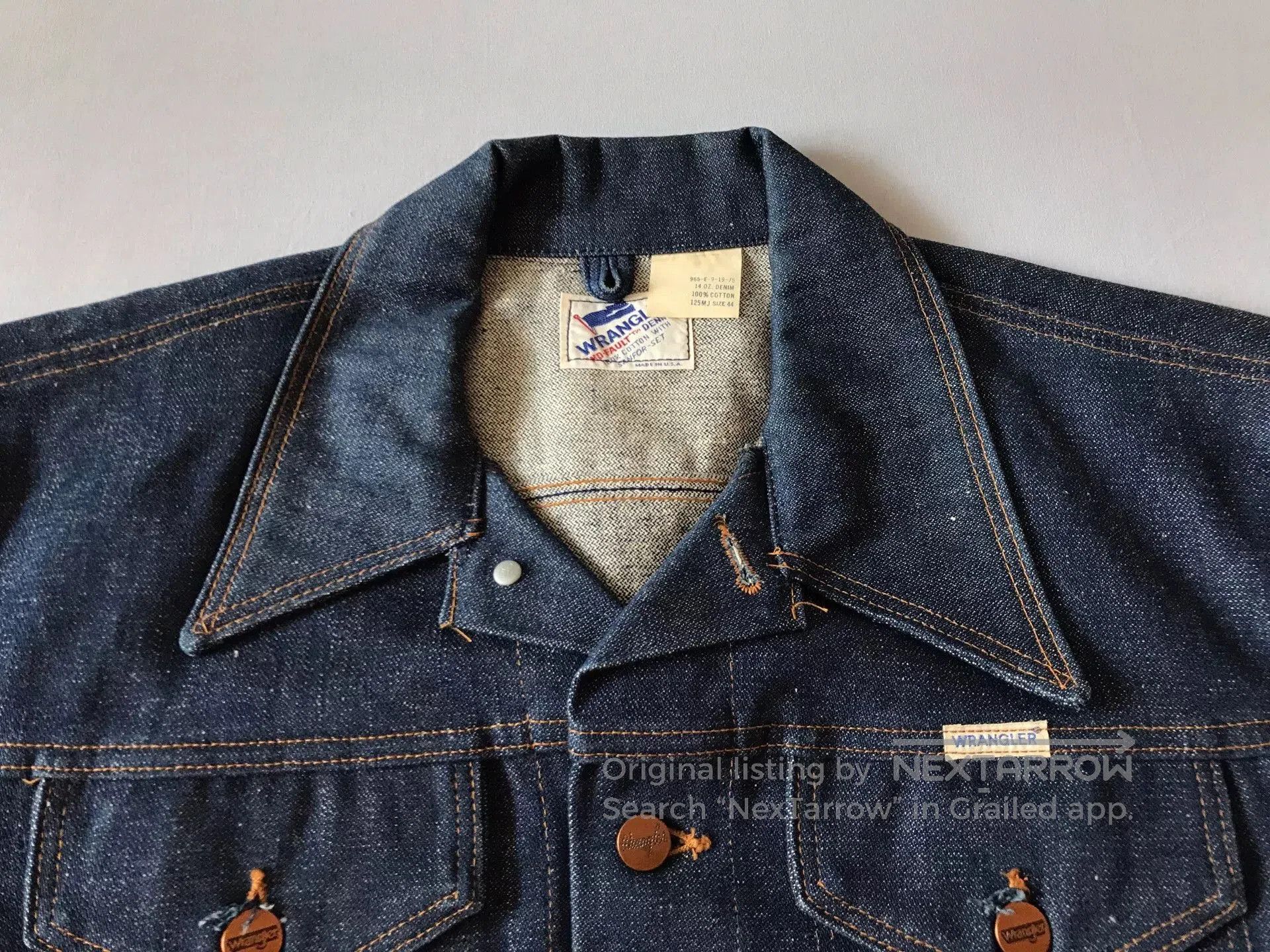 Wrangler 1960s Wrangler Type 3 Western Jacket. Size US S / EU 44-46 / 1 - 5 Thumbnail