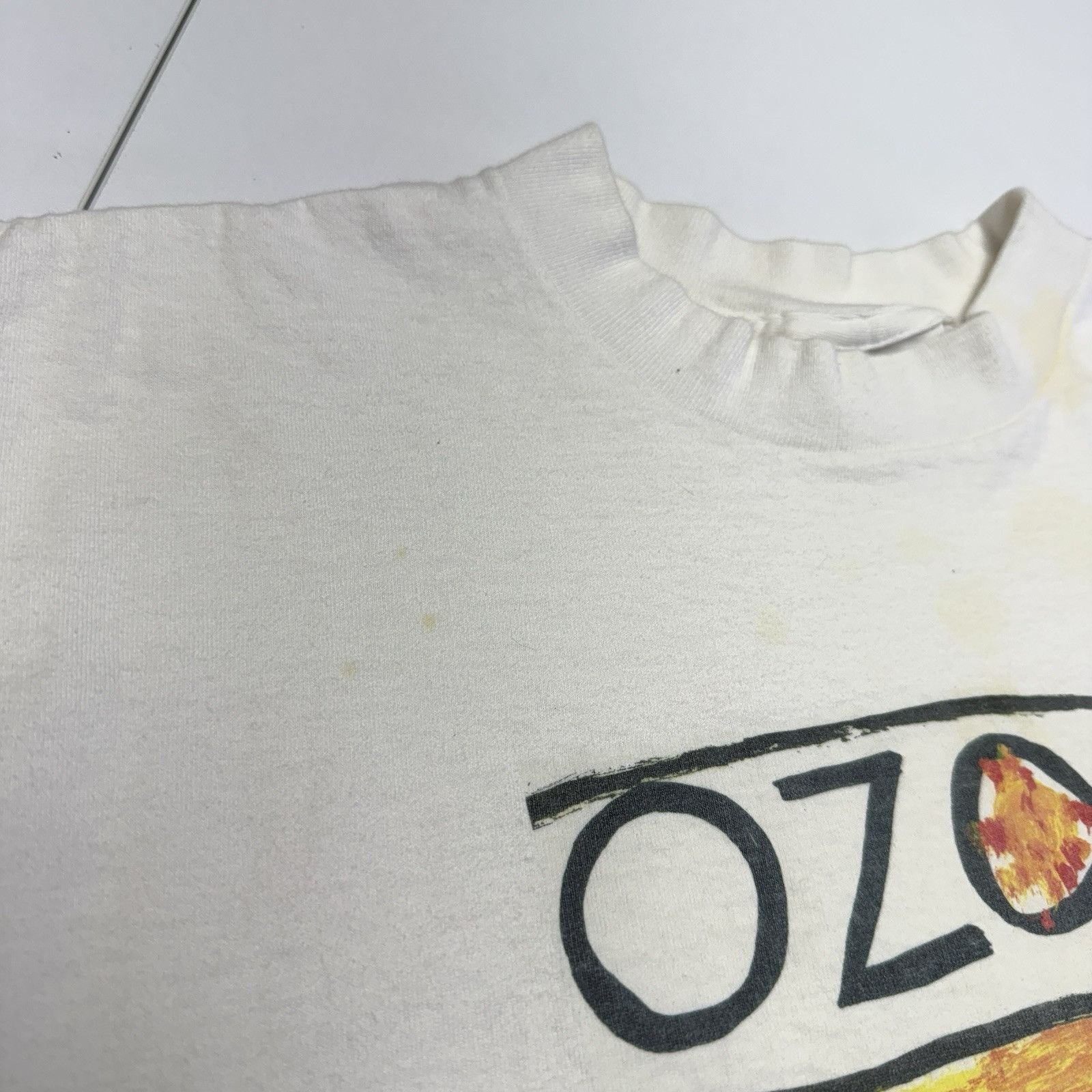 Vintage Vintage Andy Kane Art T Shirt Mens Large White Ozone 90s Y2K Size US L / EU 52-54 / 3 - 5 Thumbnail