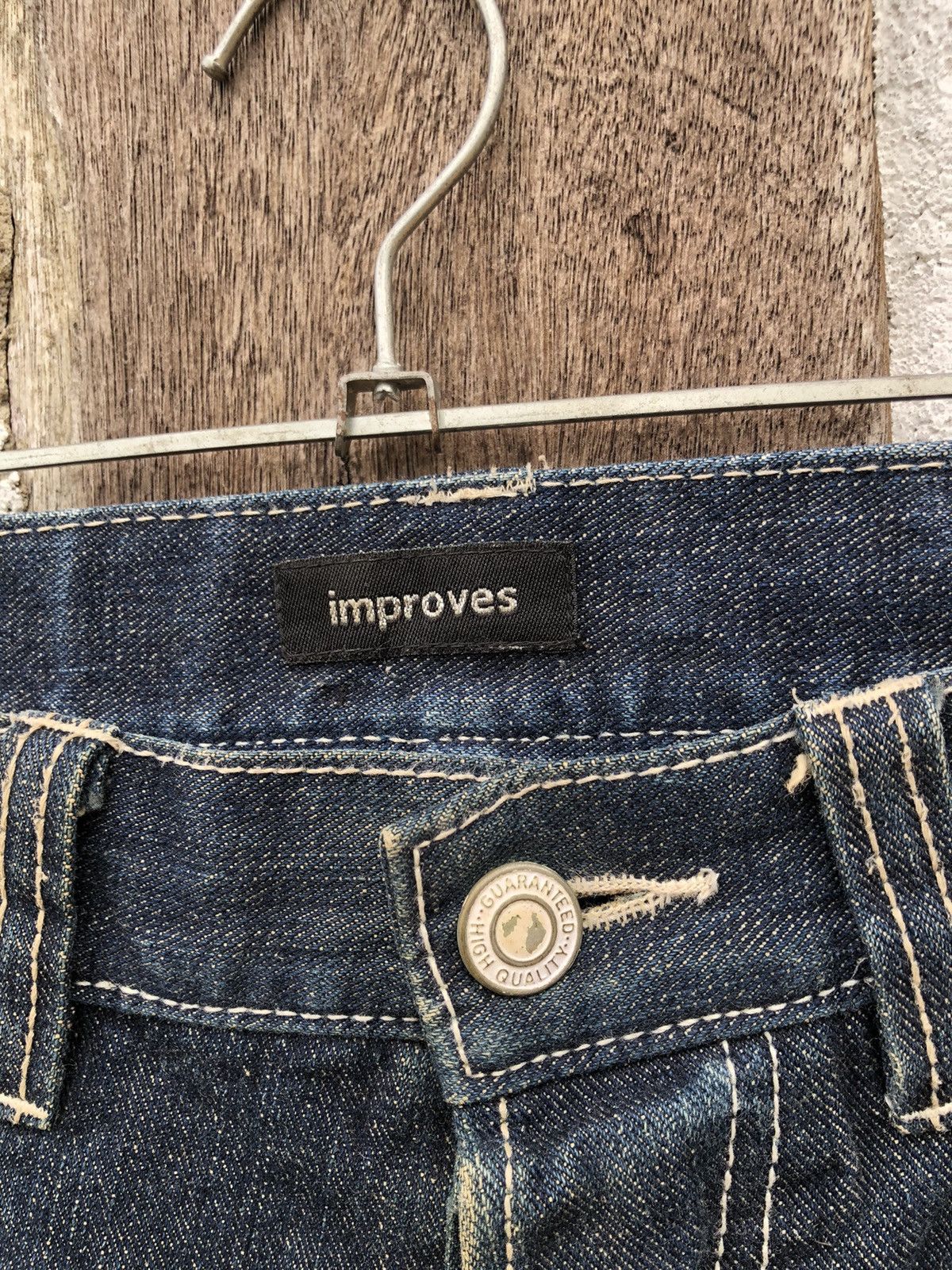 Japanese Brand Improve Destress Jeans Denim Nice Design Size US 32 / EU 48 - 6 Thumbnail