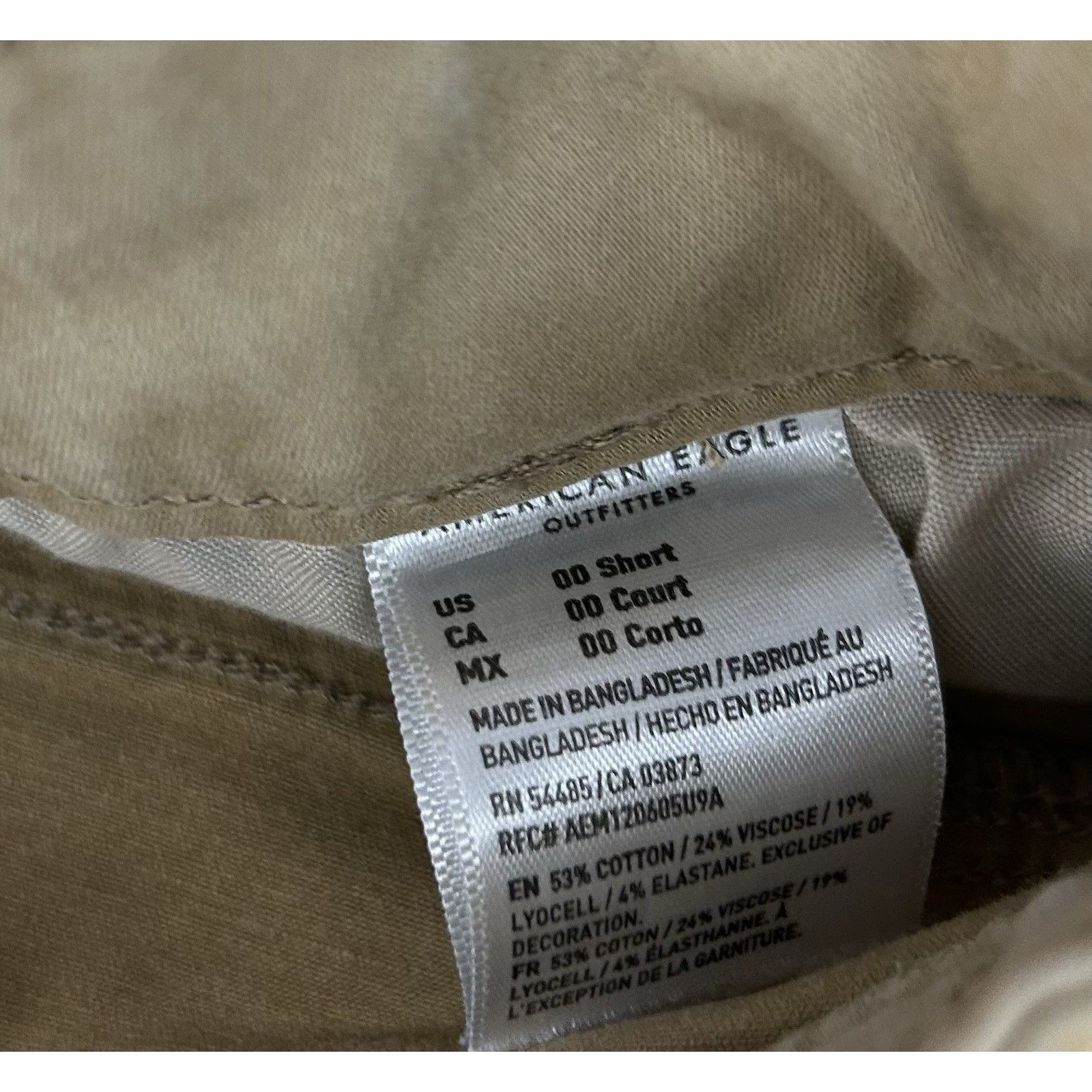 American Eagle Outfitters American Eagle Women's Tan Super Stretch Skinny Pants Sz 00 Size 24" / US 00 / IT 34 - 6 Thumbnail