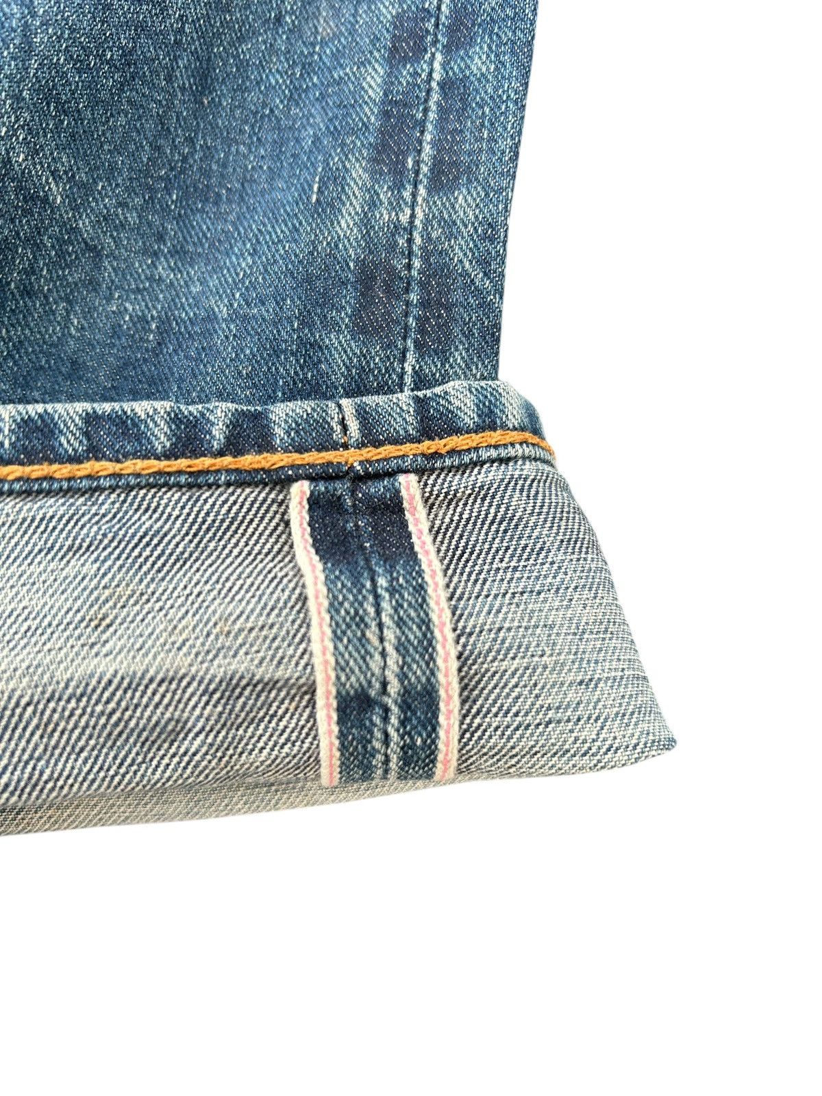 Japanese Brand × Kapital × Vintage SugarCane Selvedge Distressed Vtg Denim Jeans Size US 29 - 3 Thumbnail
