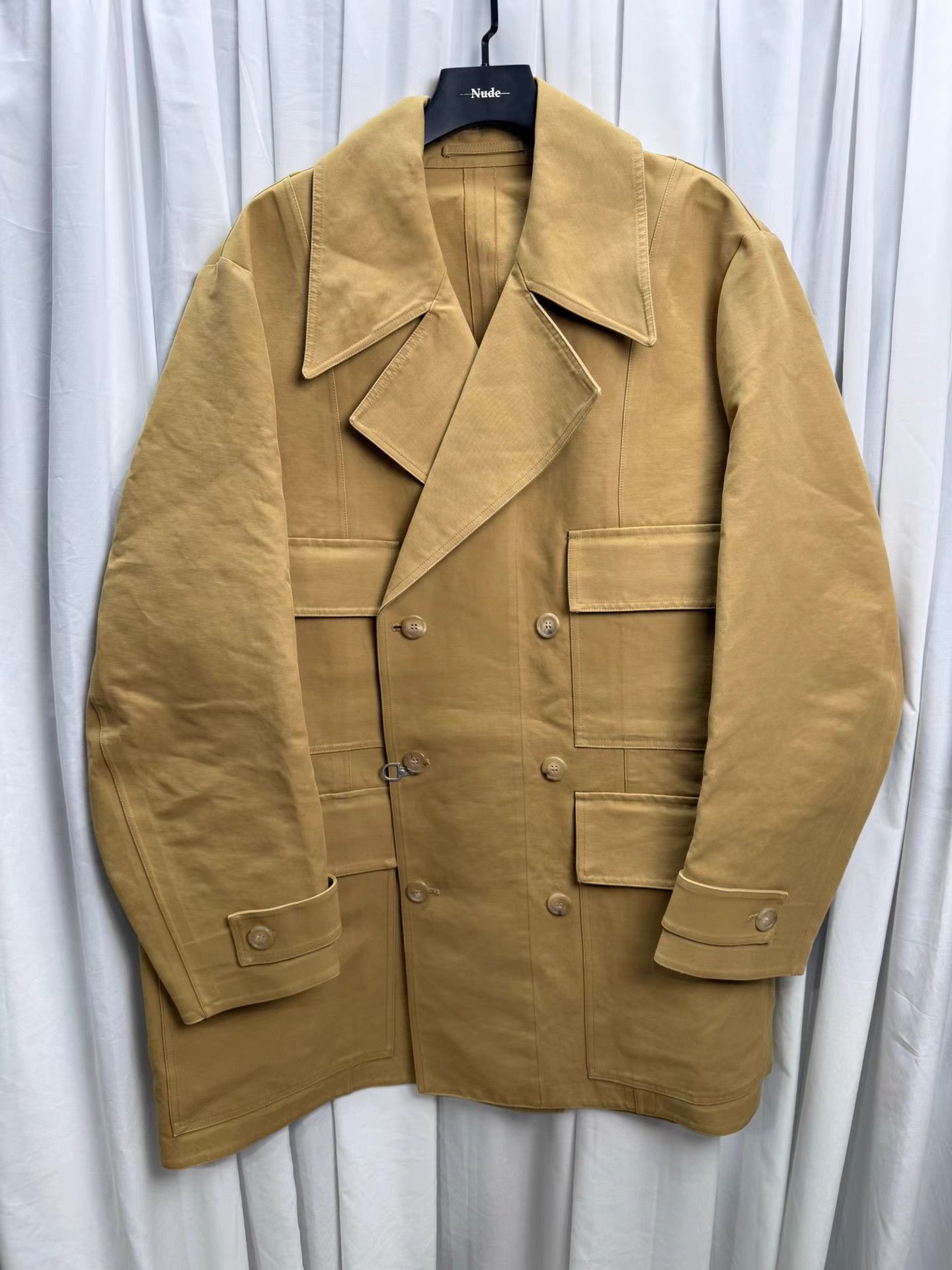 Hed Mayner Hed Mayner Oversized Airplane Buckle Four-Pocket Coat K20 Size US S / EU 44-46 / 1 - 1 Thumbnail