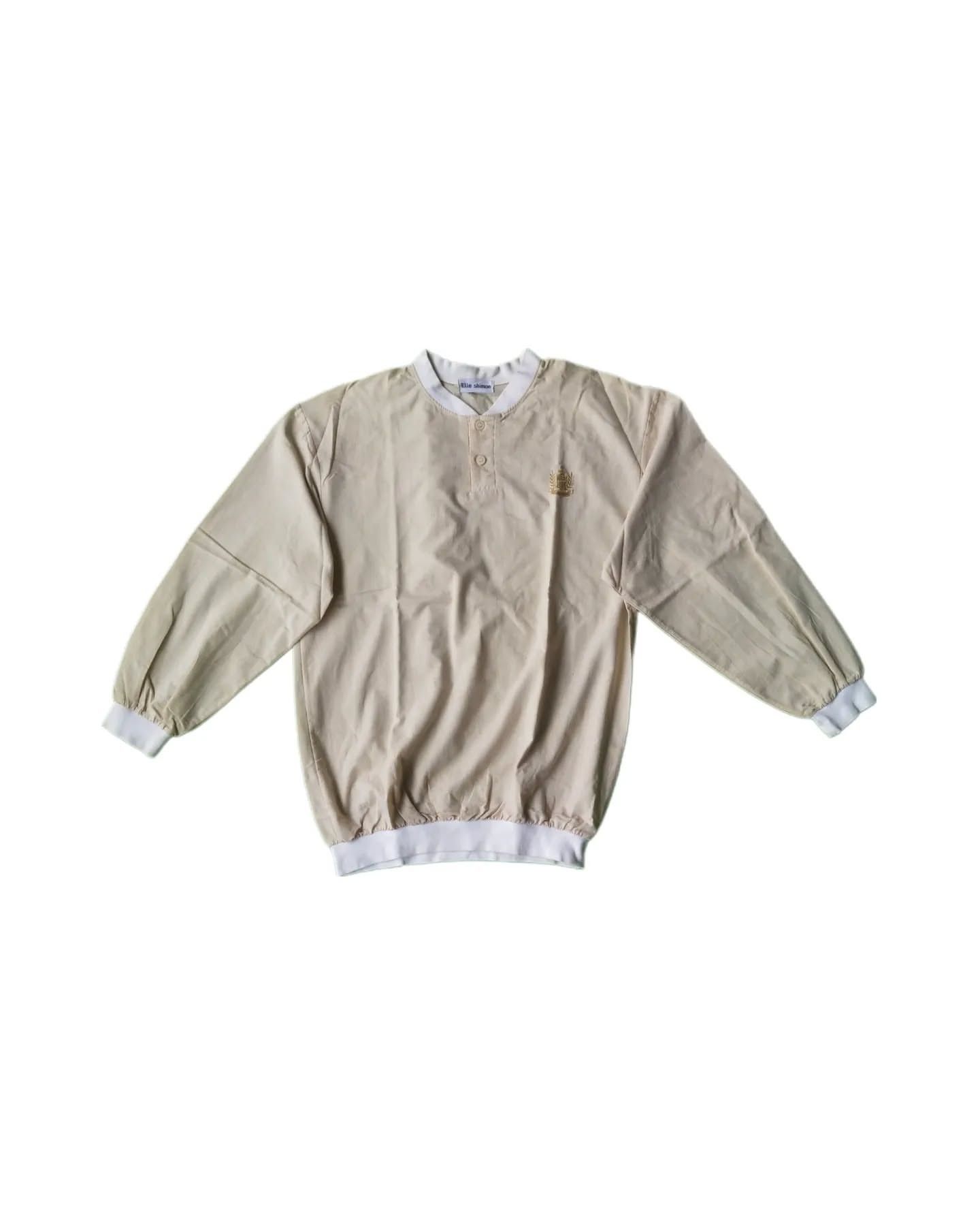 Japanese Brand × Vintage Vintage Elle Shimon Khaki Rugby Shirt Size US L / EU 52-54 / 3 - 1 Thumbnail