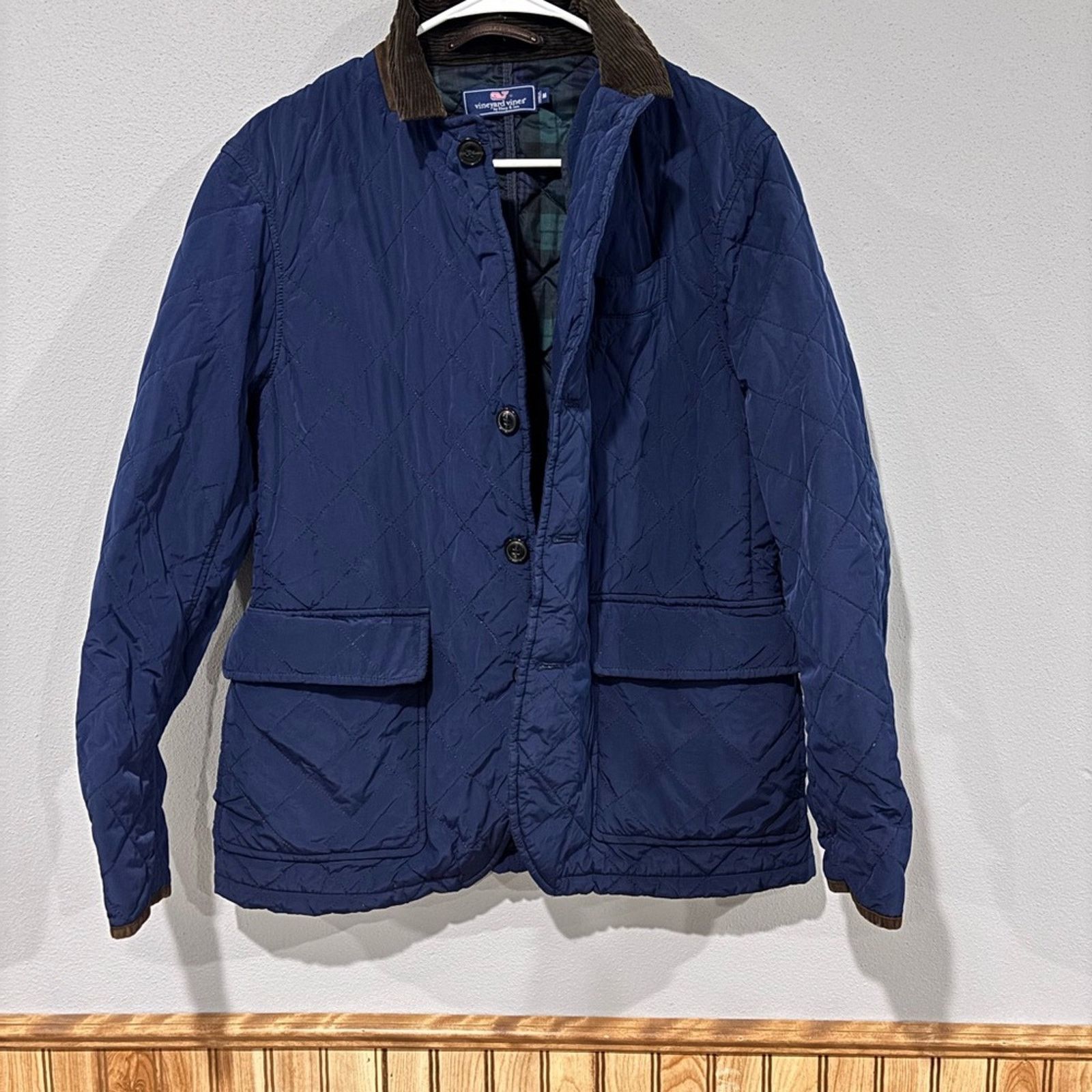 Vineyard Vines Vineyard Vines Navy Quilted Field Blazer Jacket -Size Medium Size US M / EU 48-50 / 2 - 7 Thumbnail