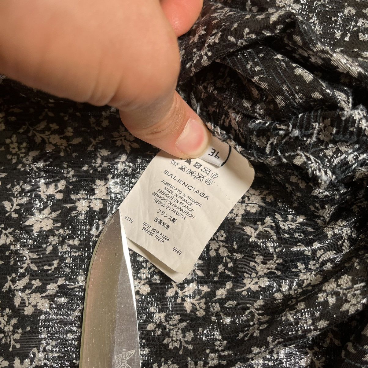 Balenciaga OPIUM SEMI-TRANSPARENT BALENCIAGA SHIRT🦇 Size XS / US 0-2 / IT 36-38 - 7 Thumbnail