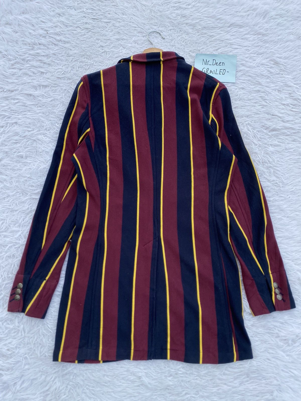 PPFM Rare Vintage PPFM Stripes Long Jacket/ Blazer Size US M / EU 48-50 / 2 - 15 Thumbnail