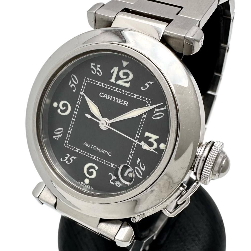 Cartier Cartier Cartier PashaC Stainless Steel Watch Metal Automatic W31043M7 Size ONE SIZE - 1 Thumbnail